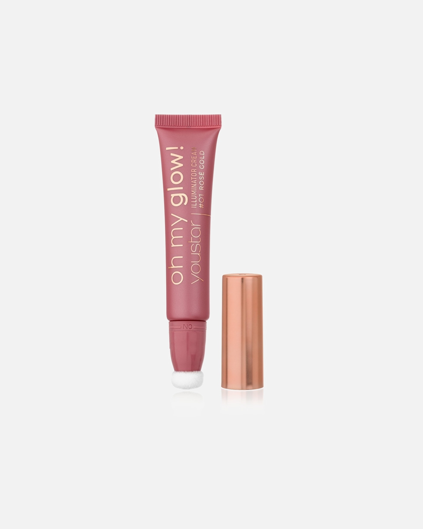 Švytėjimo suteikianti priemonė/highlighteris MoterimsyoustarOh My Glow! Illuminator CreamNr. 01 Rose Gold