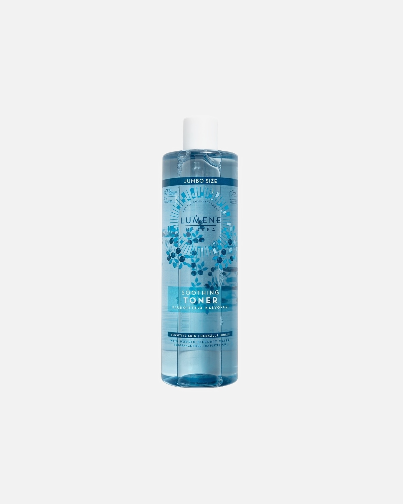 Valomųjų veido priemonių rinkinys UnisexLumeneHerkka Soothing Toner Jumbo Size400 ml