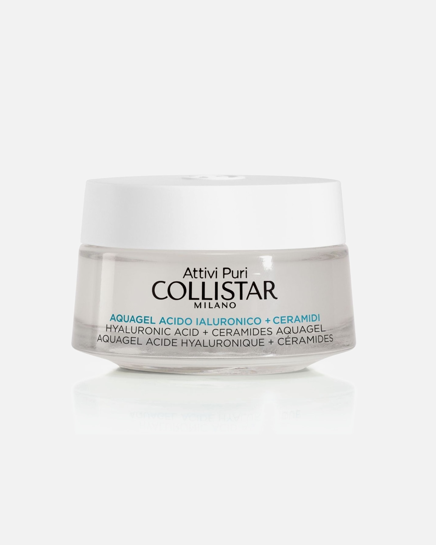 Drėkinamasis veido serumas, Veido serumas/koncentratas UnisexCollistarPure Actives Hyaluronic Acid + Ceramides Aquagel50 ml