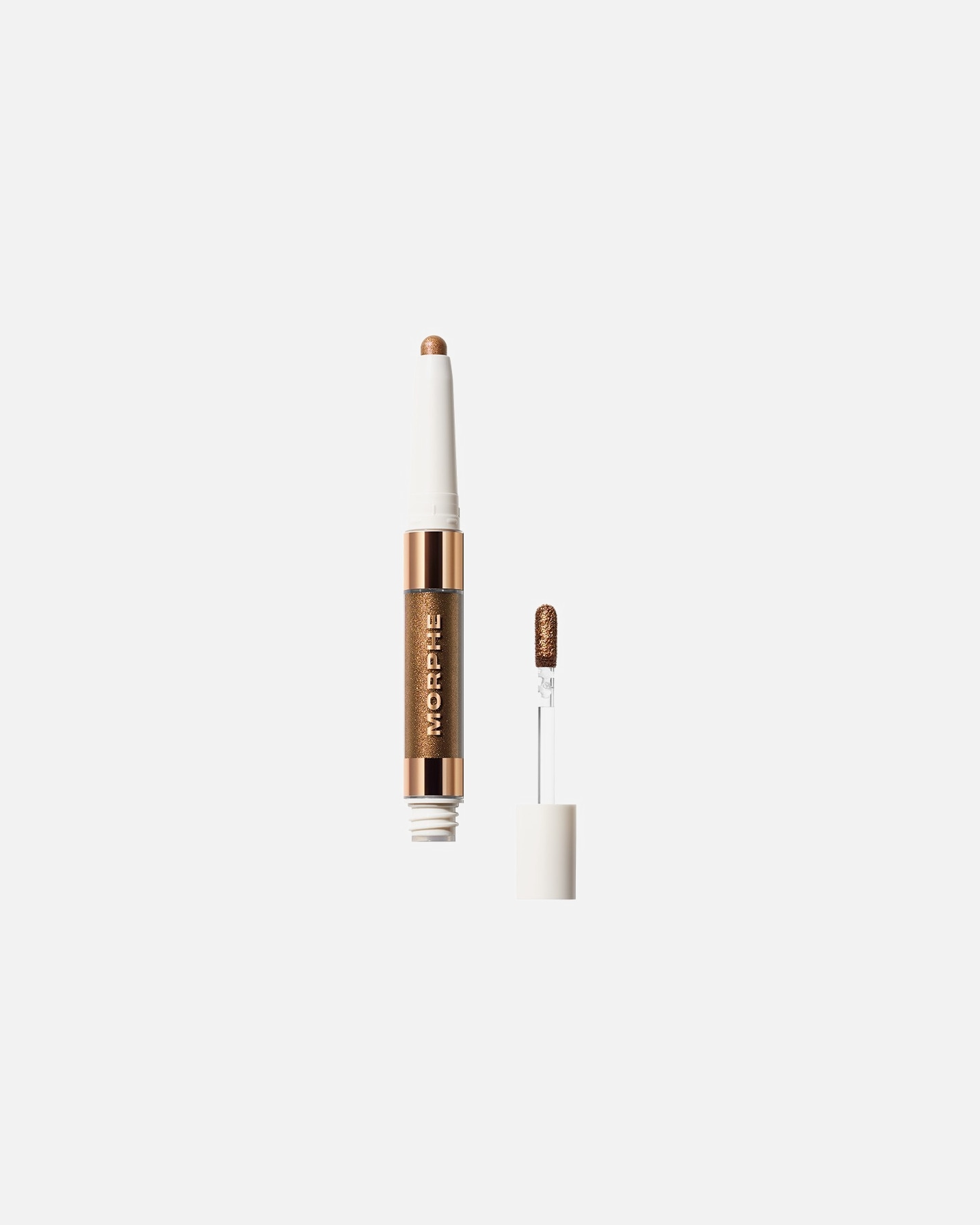 Akių šešėliai, Paletė UnisexMorpheMorphe MIXED SIGNALS DUAL-ENDED CREAM & LIQUID SHADOW STICKSTEALTHY / WEALTHY