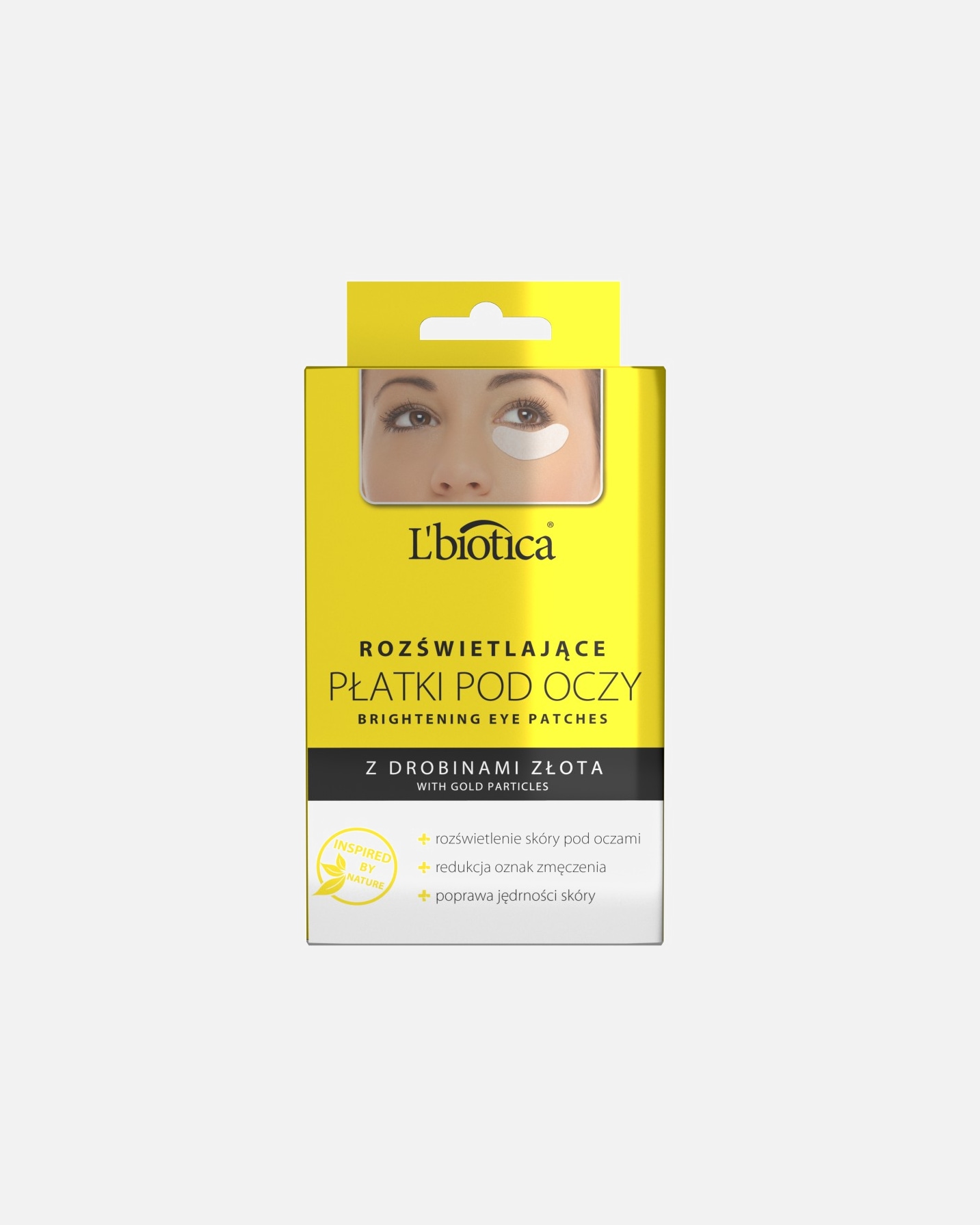Paakių kaukė pleistrai UnisexL'bioticaEye Patch3 x 2 vnt.