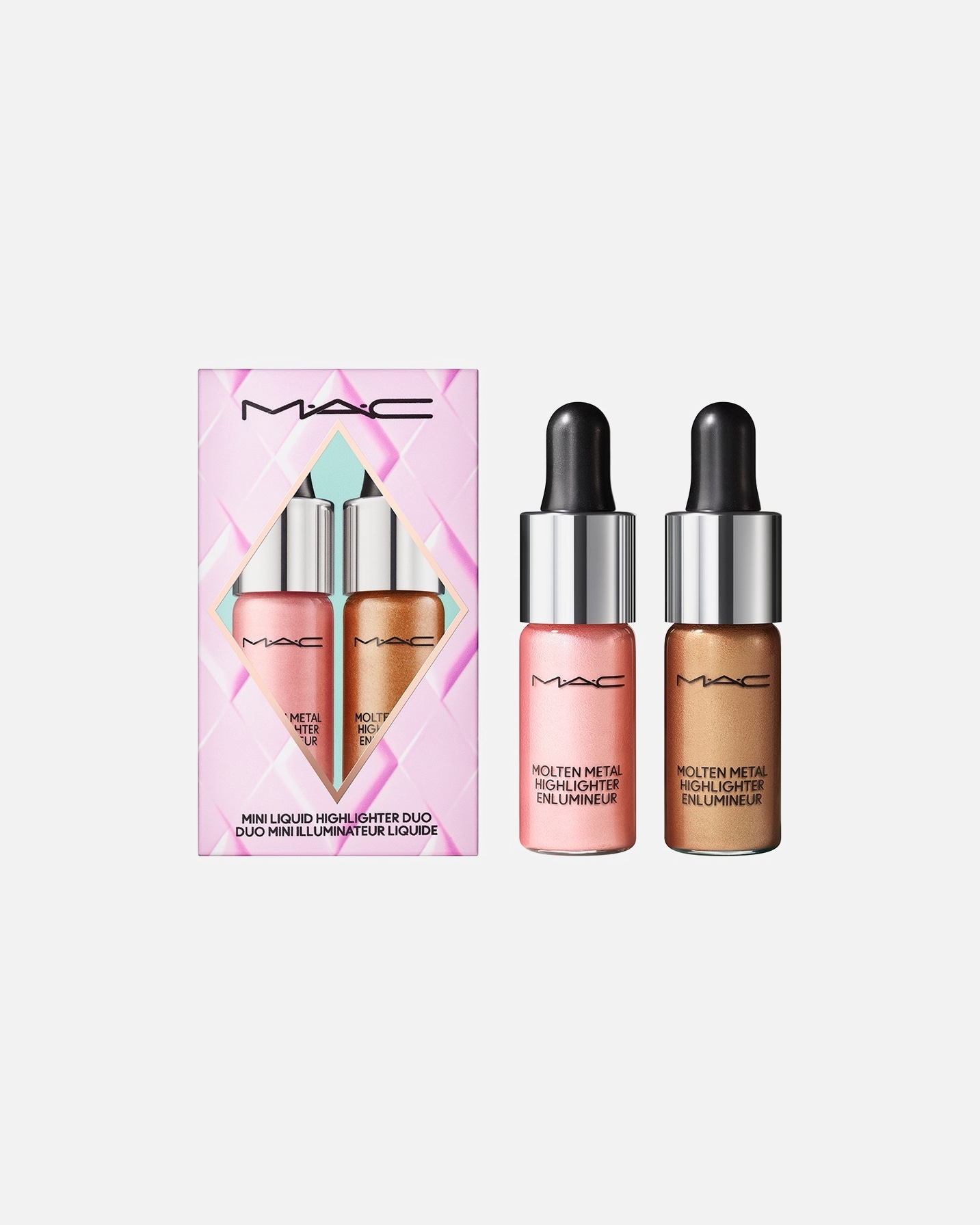 Veido makiažo rinkinys UnisexMAC HolidaySurreal Shine Mini Highlighter Duo1 vnt.