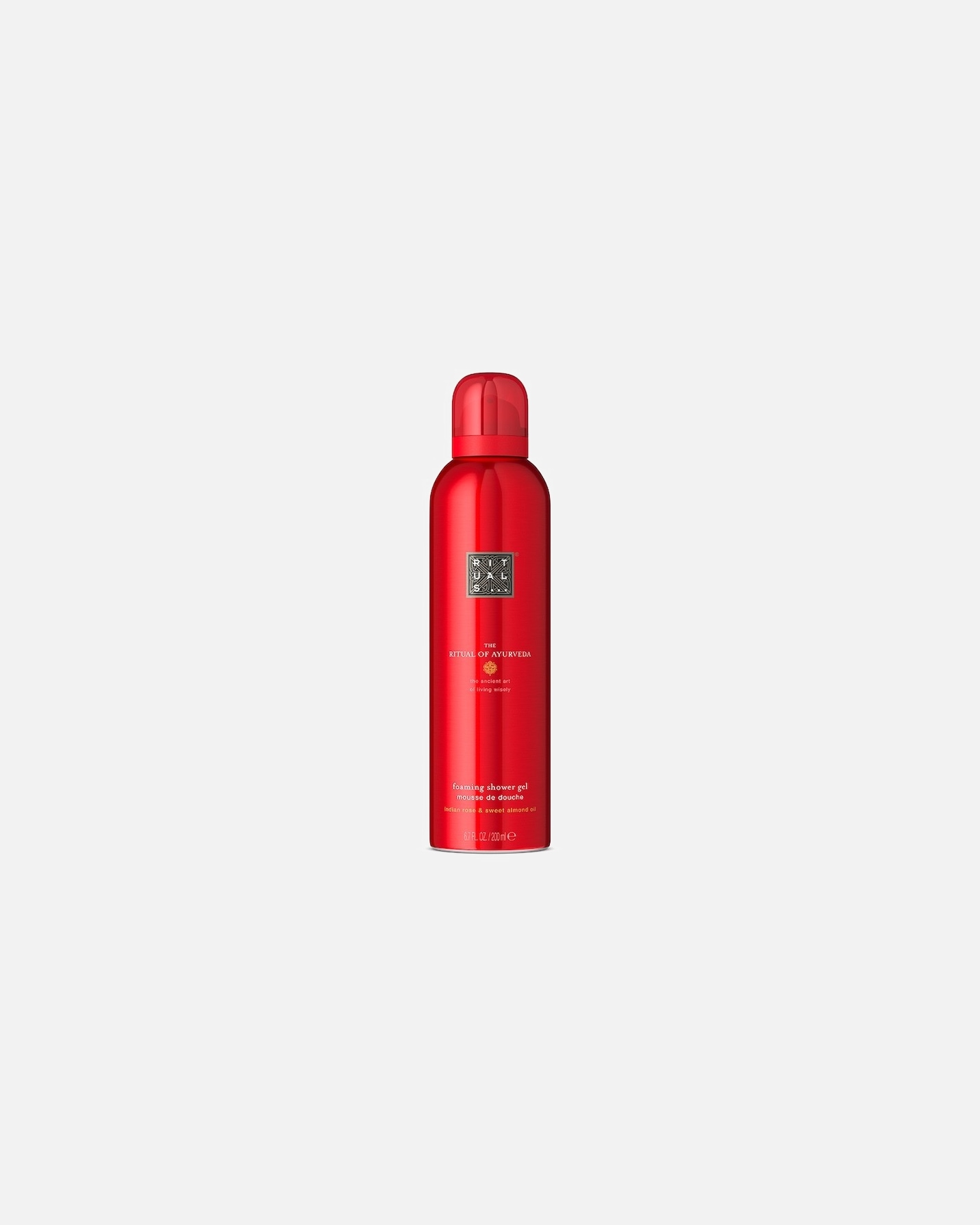 Kūno prausimosi putos MoterimsRitualsThe Ritual of AyurvedaFOAMING SHOWER GEL200 ml