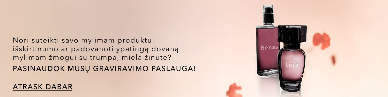 Pasinaudok mūsų graviravimo paslauga!