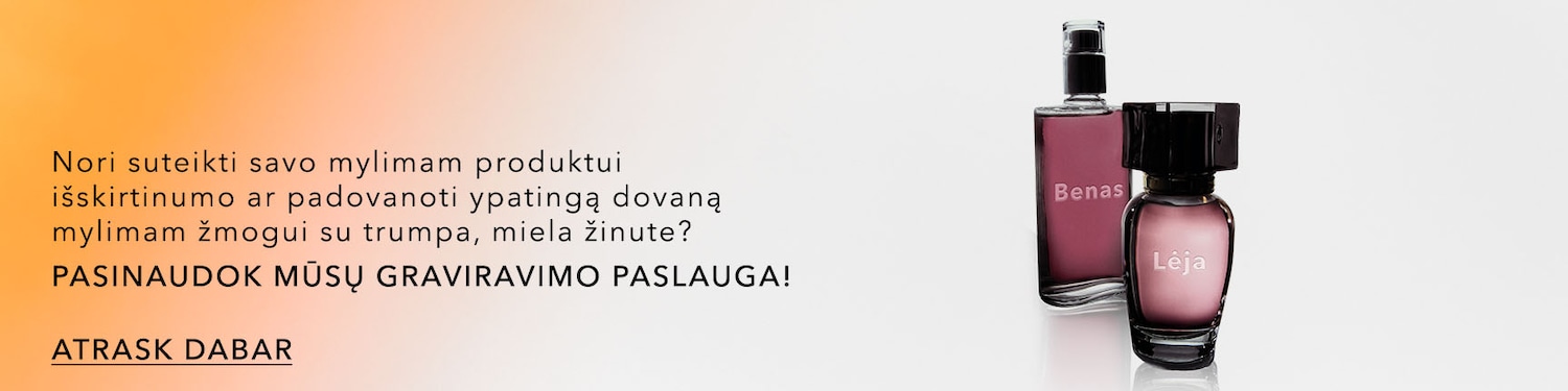 Pasinaudok mūsų graviravimo paslauga!