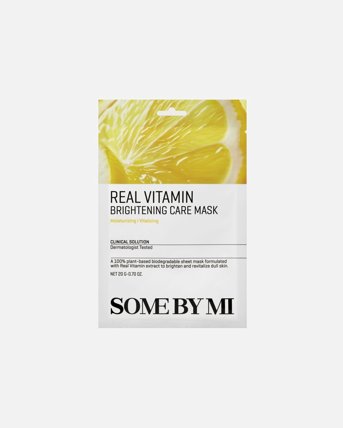 Lakštinė veido kaukė UnisexSOME BY MIReal Vitamin Brightening Care Mask1 vnt.