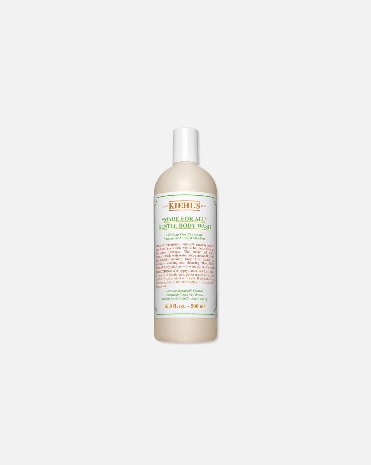Kūno prausimosi želė UnisexKiehl’sMade for All Gentle Body Wash500 ml