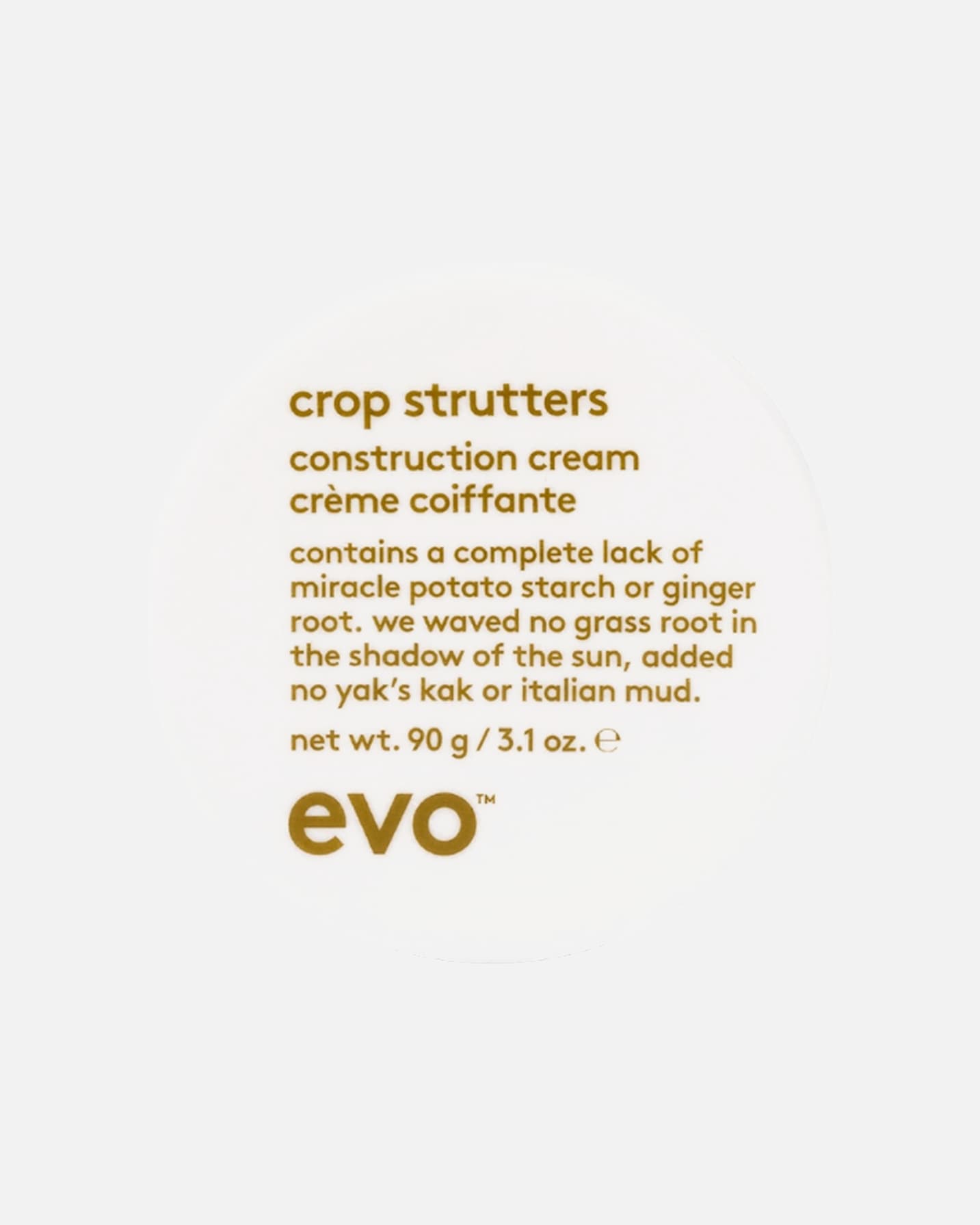 Plaukų formavimo vaškas UnisexEVOCROP STRUTTERS CONSTRUCTION CREAM90 g