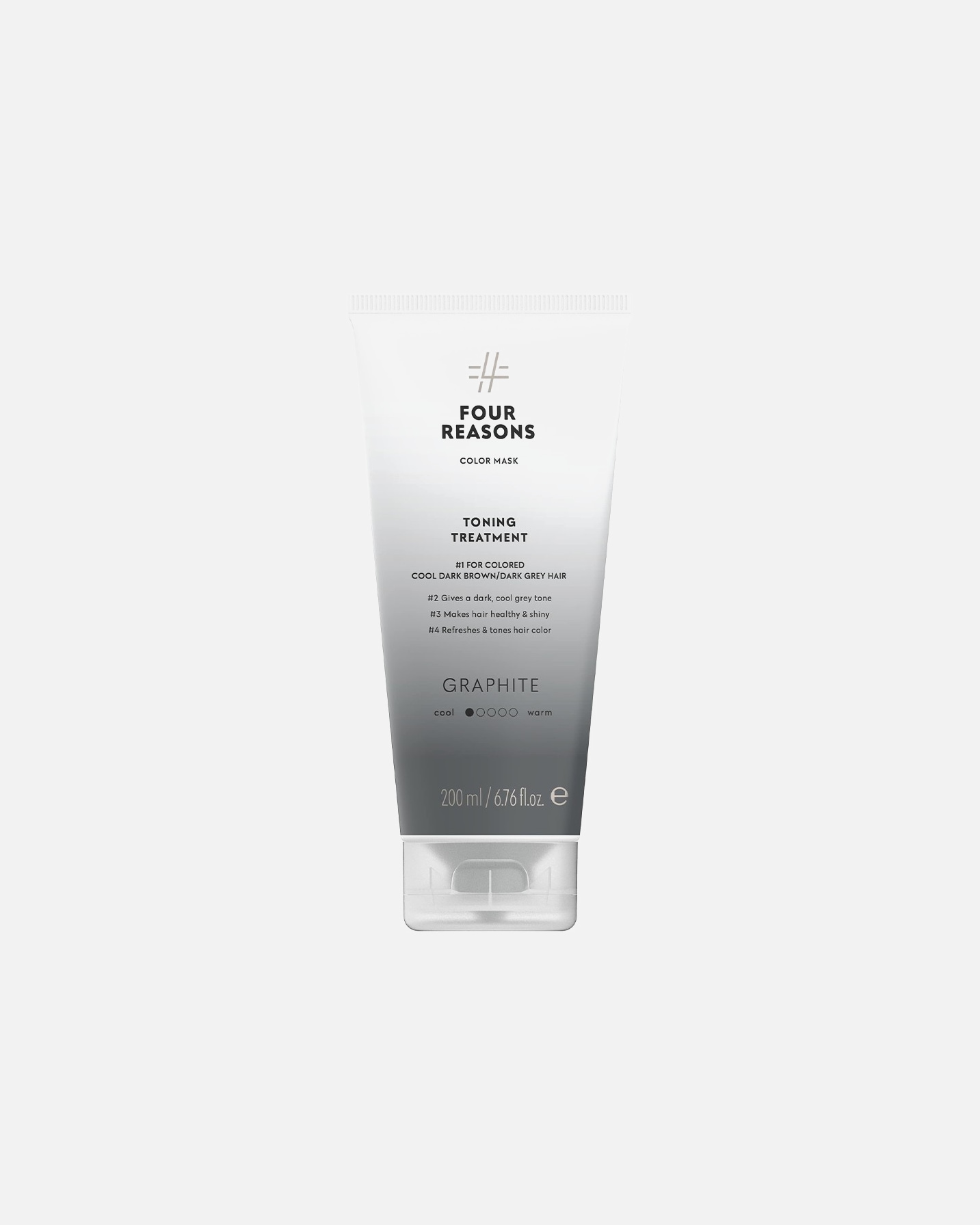 Plaukų kaukė MoterimsFour ReasonsColor MaskToning Treatment Graphite200 ml