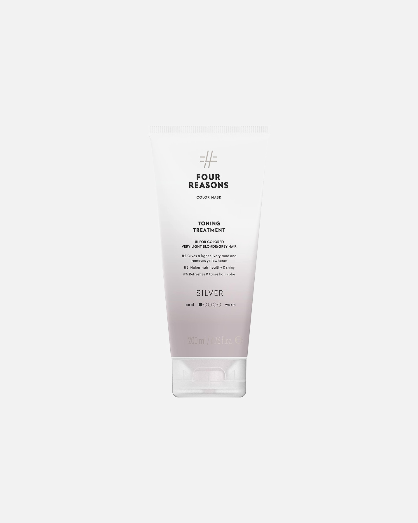 Plaukų kaukė MoterimsFour ReasonsColor MaskToning Treatment Silver200 ml