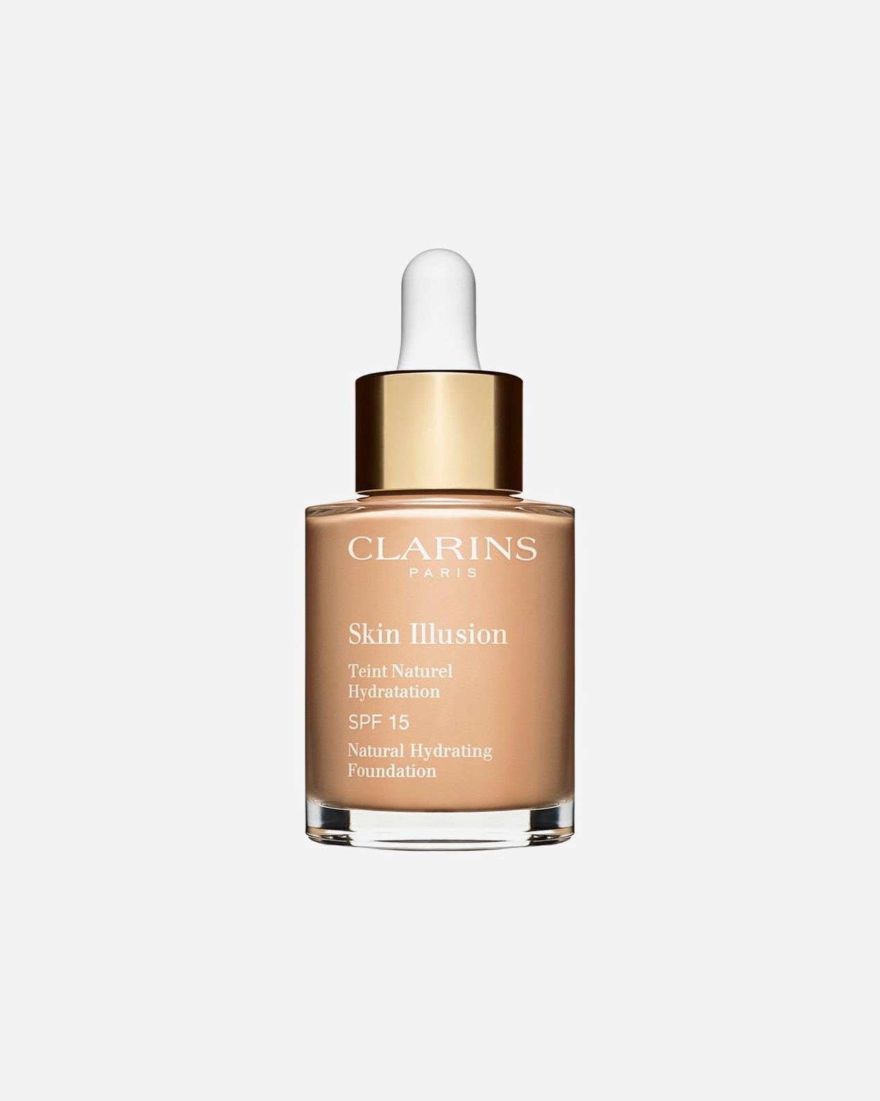 Makiažo pagrindas UnisexClarinsSKIN ILLUSION SPF 15108.3 - ORGENZA