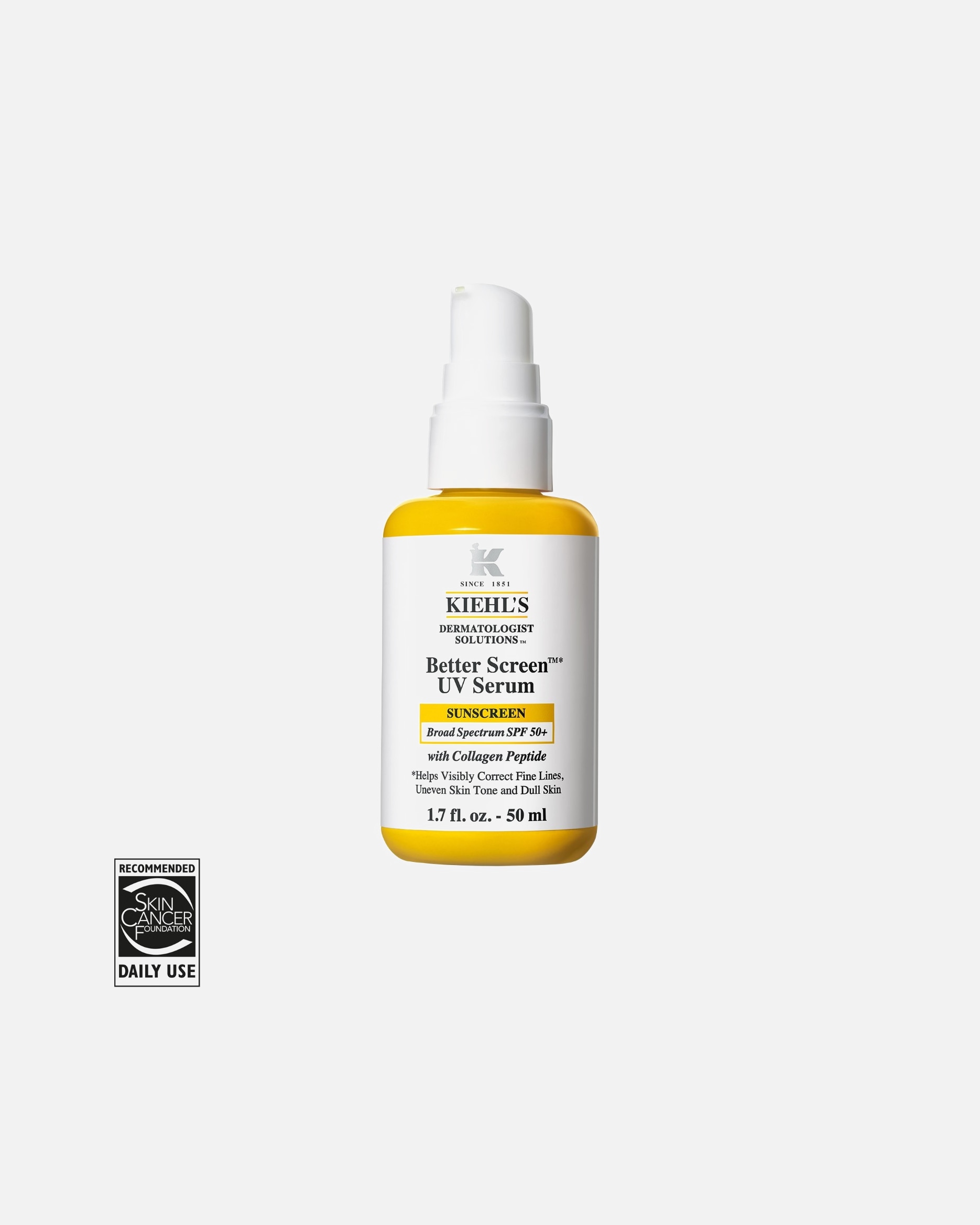 Kūno saulės kremas MoterimsKiehl’sDermatologist Solutions™Better Screen SPF 5050 ml
