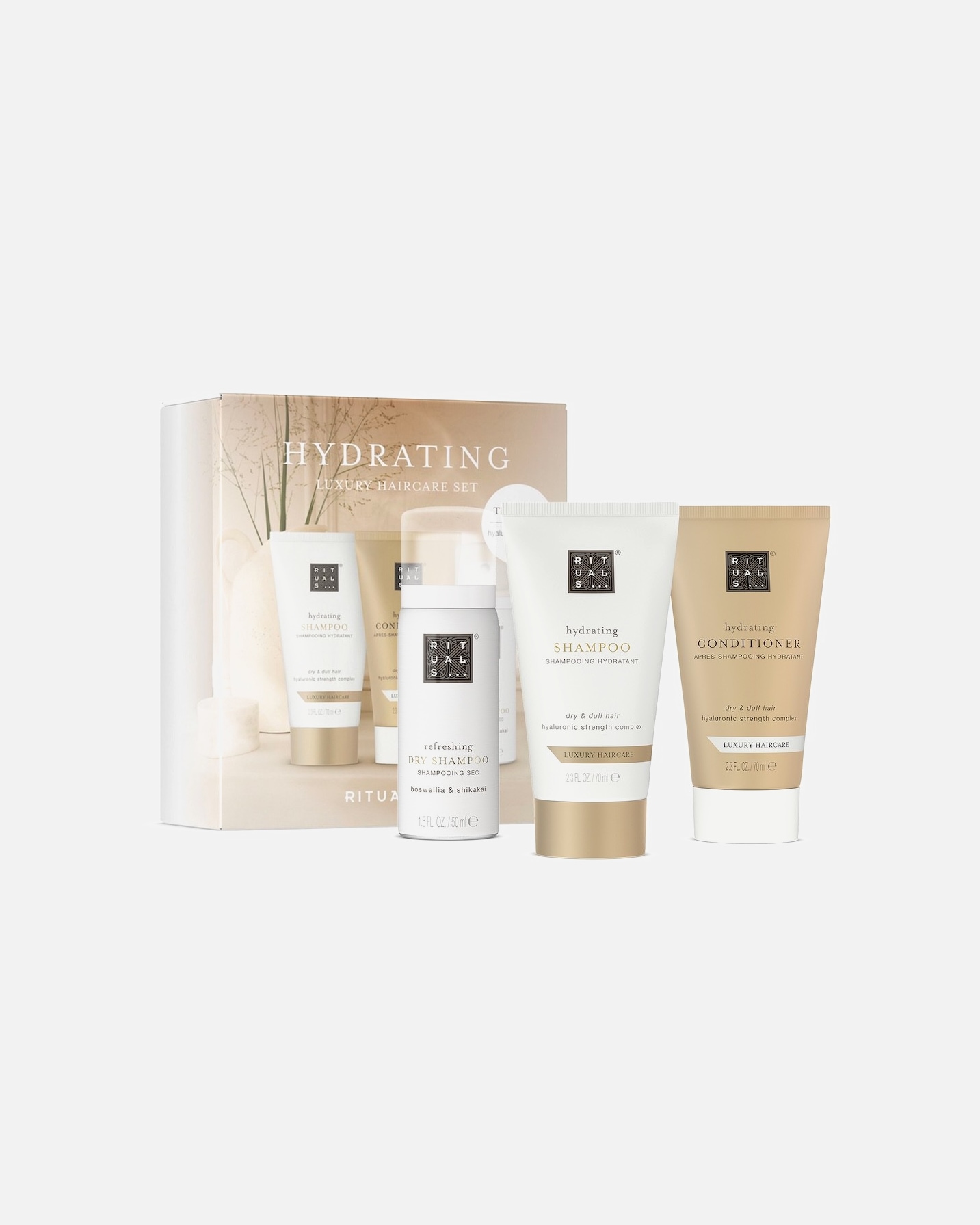 Plaukų priežiūros rinkinys MoterimsRitualsHair Care CollectionHAIR CARE SET - HYDRATING1 vnt.