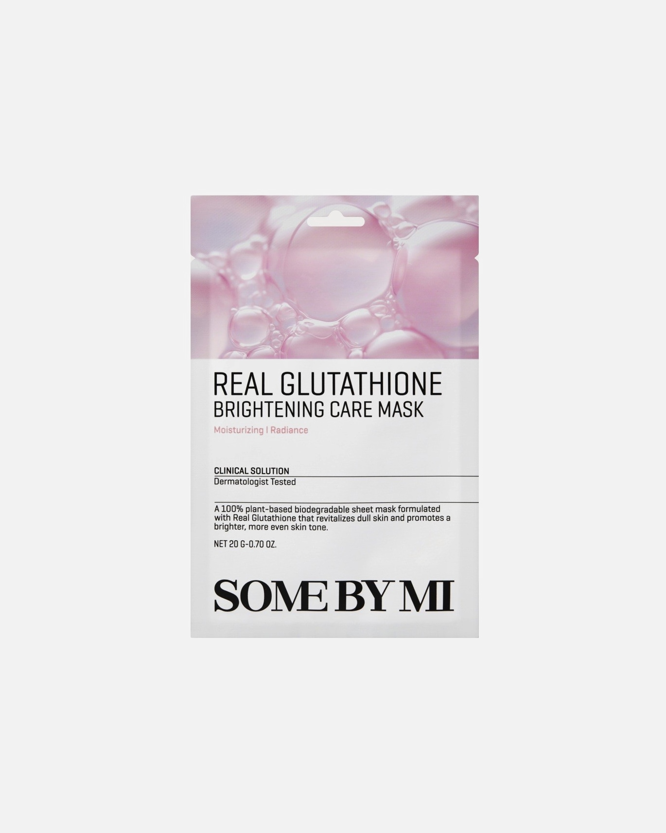 Lakštinė veido kaukė UnisexSOME BY MIReal Glutathione Brightening Care Mask1 vnt.