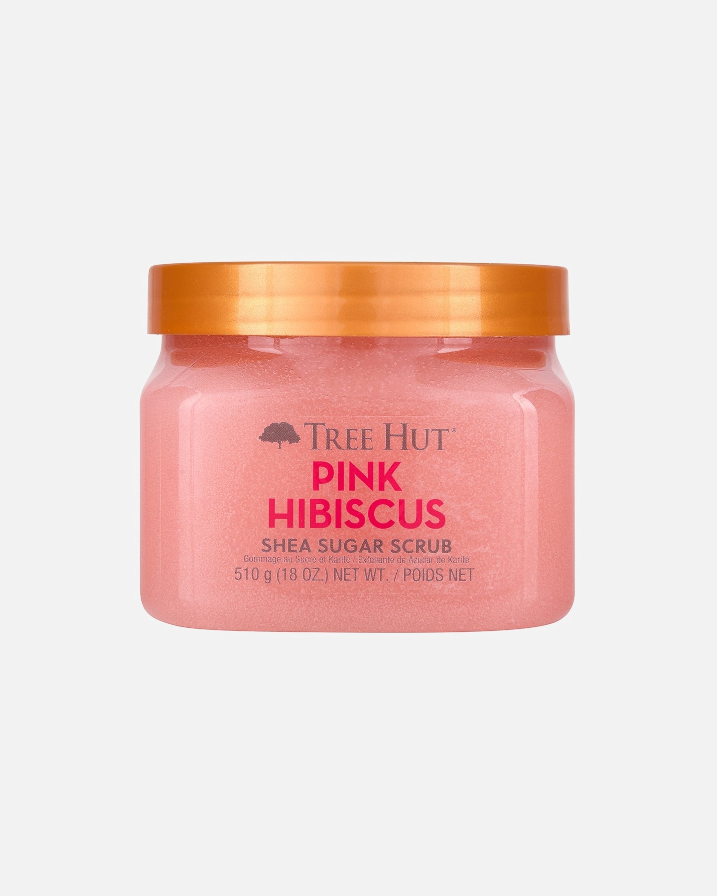 Kūno šveitiklis UnisexTree HutShea Sugar Scrub Pink Hibiscus510 g