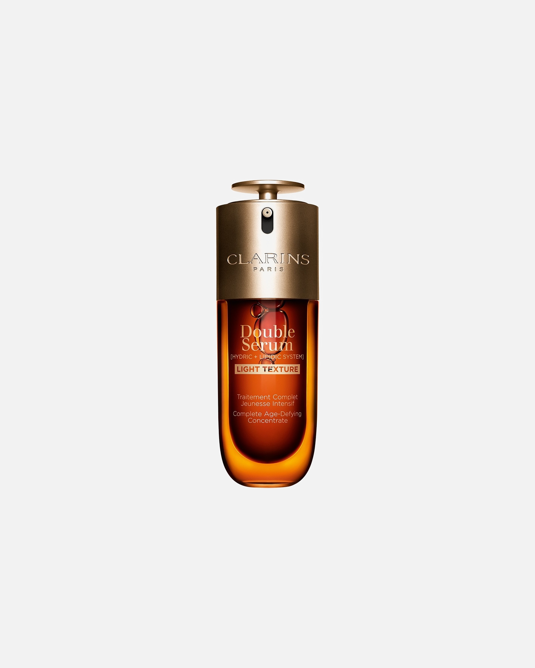 Veido serumas brandžiai odai VyramsClarinsDOUBLE SERUMLIGHT TEXTURE50 ml