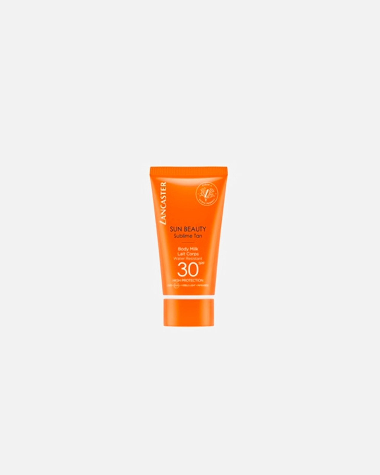 TIK INTERNETE! Perkant betkurį LANCASTER produktą - DOVANA LANCASTER Sun Care Sun Beauty Body Milk SPF30 kremas nuo saulės (50 ml).