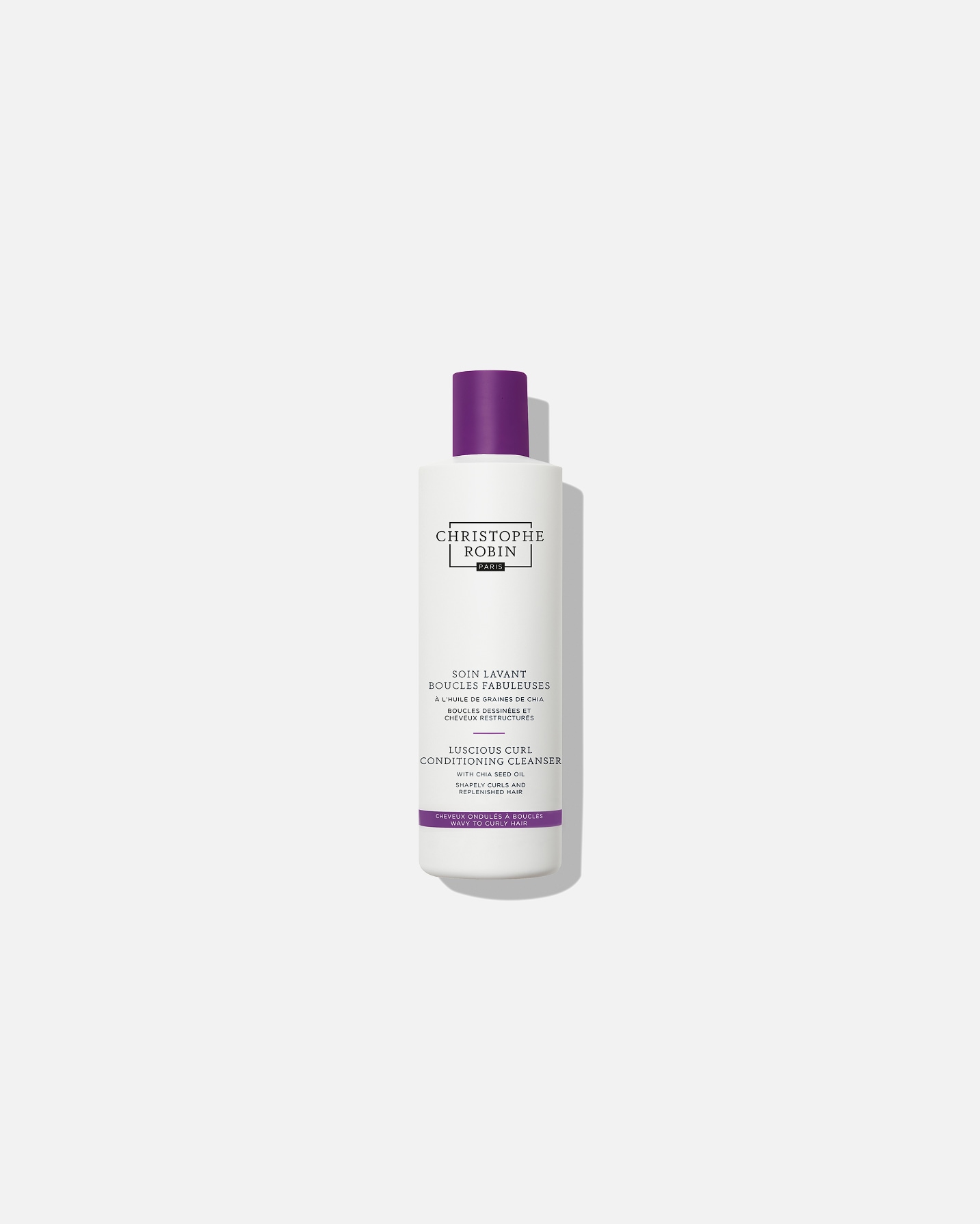Plaukų šampūnas UnisexChristophe RobinLuscious CurlLuscious Curl Conditionning Cleanser With Chia Seed Oil250 ml