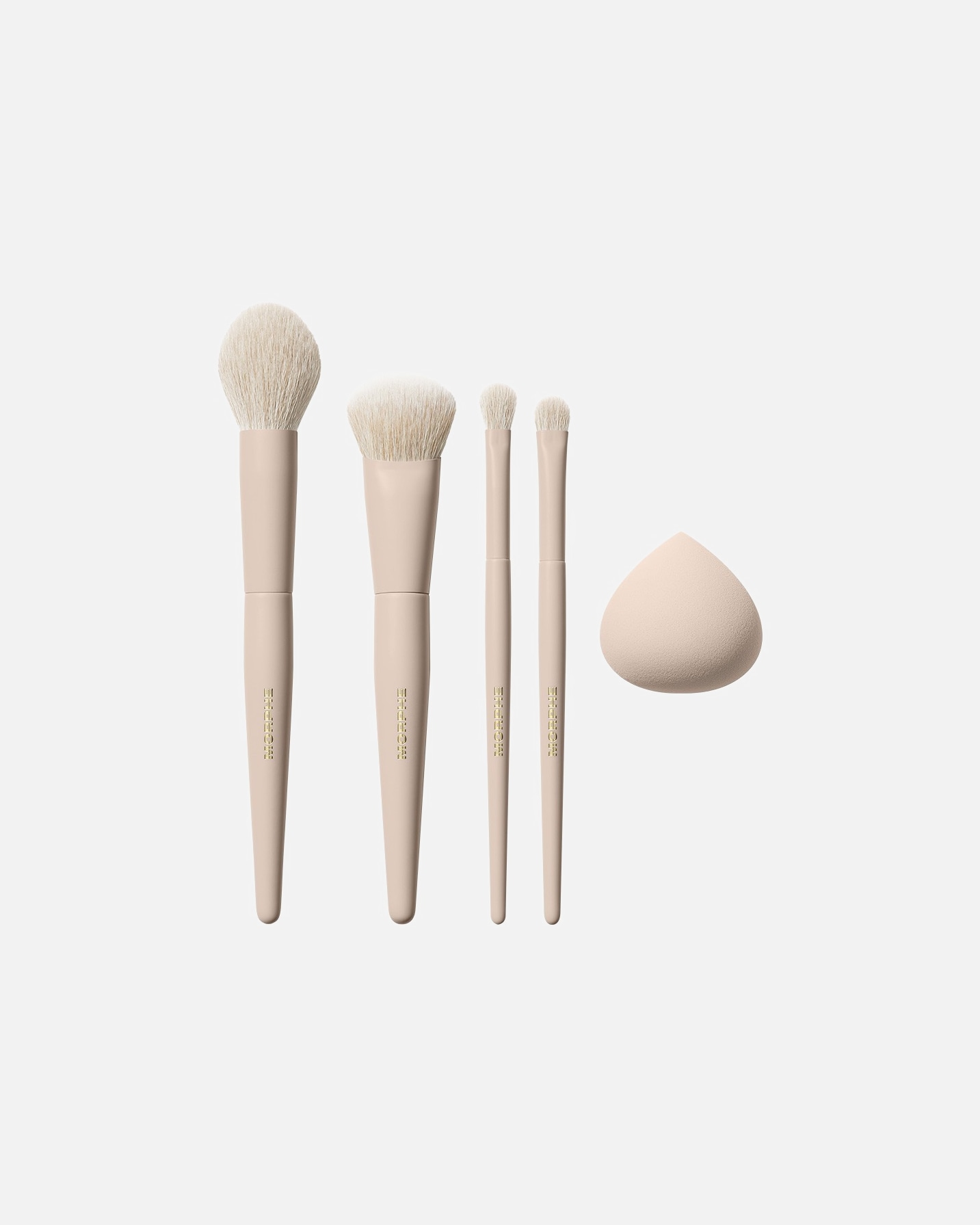 Makiažo šepetėlių rinkinys UnisexMorpheOAT LATTE 5-PIECE FACE & EYE BRUSH SET1 vnt.