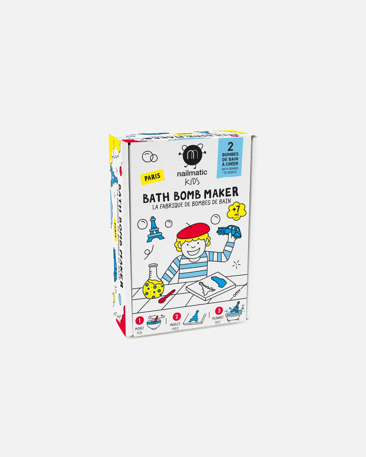 Kūno priežiūros rinkinys UnisexNailmaticPARIS Bath Bomb Maker1 vnt.
