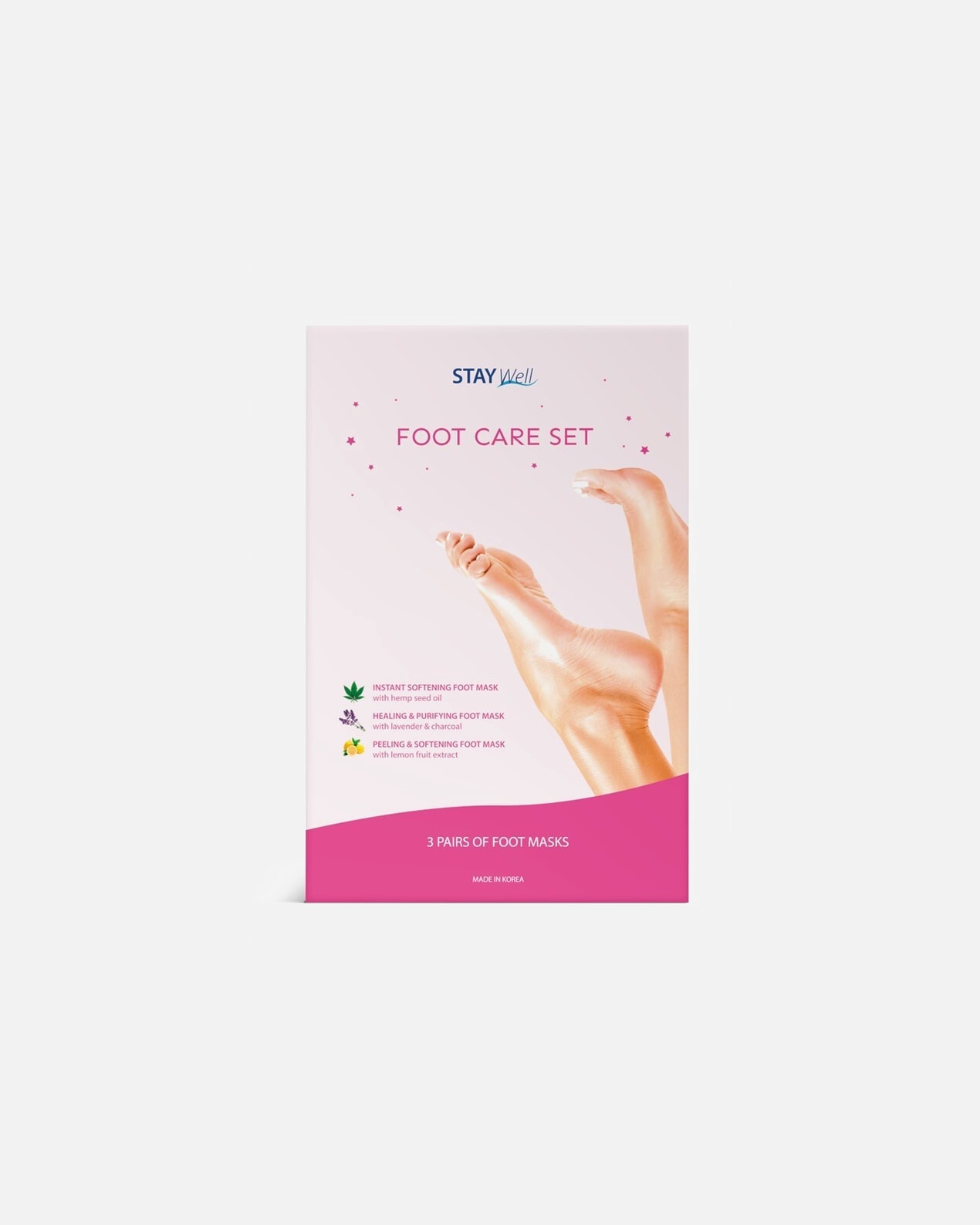 Pėdų priežiūros rinkinys UnisexStay WellFoot Care Set1 x 3 vnt