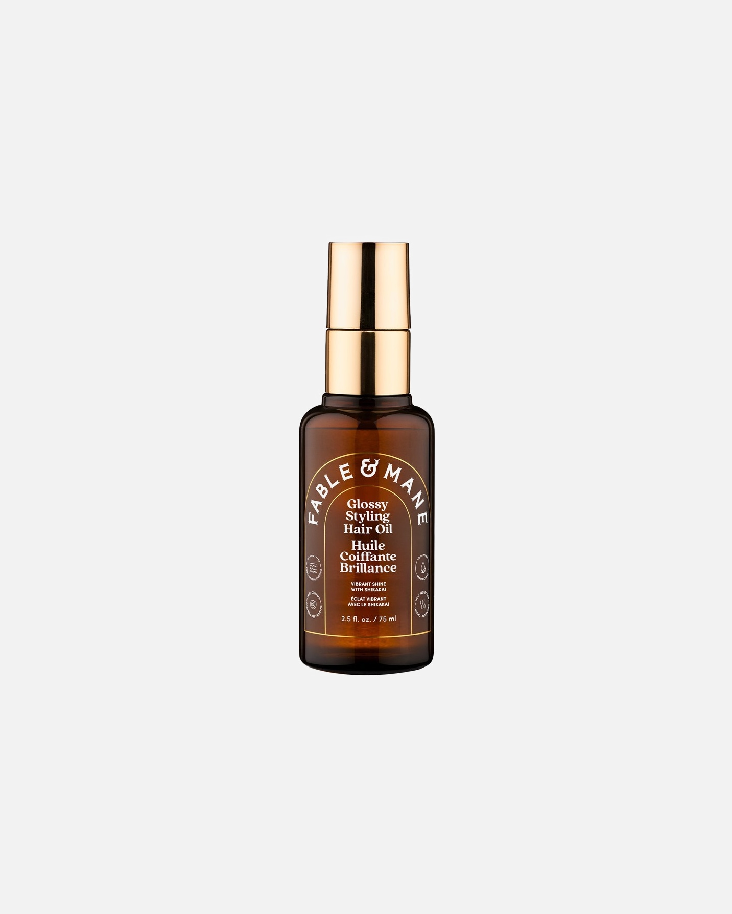 Plaukų aliejus UnisexFable & ManeGlossy Styling Hair Oil75 ml