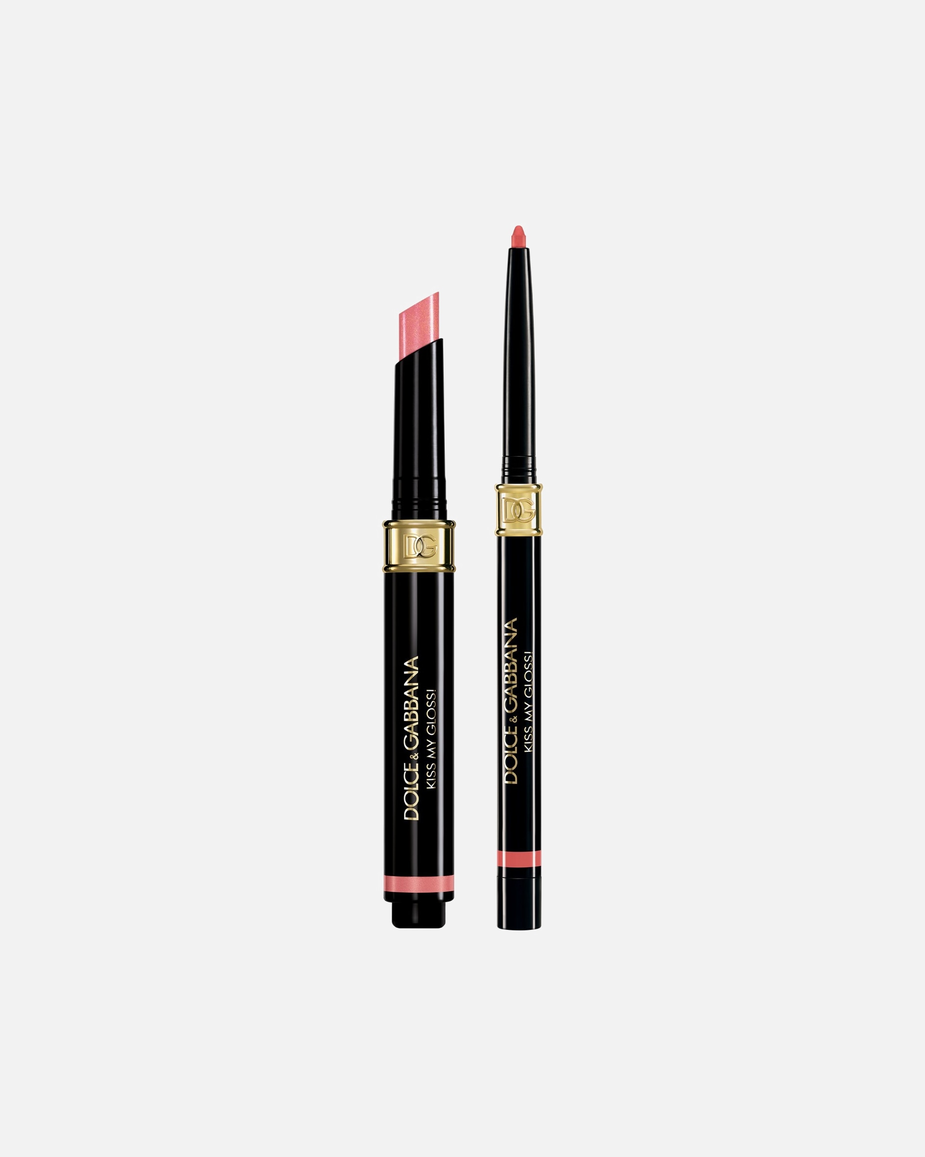 Skysti lūpų dažai UnisexDolce&GabbanaKiss My Gloss! 4D Gloss Stick & Lip Liner Duo Nr. 01 Whisper