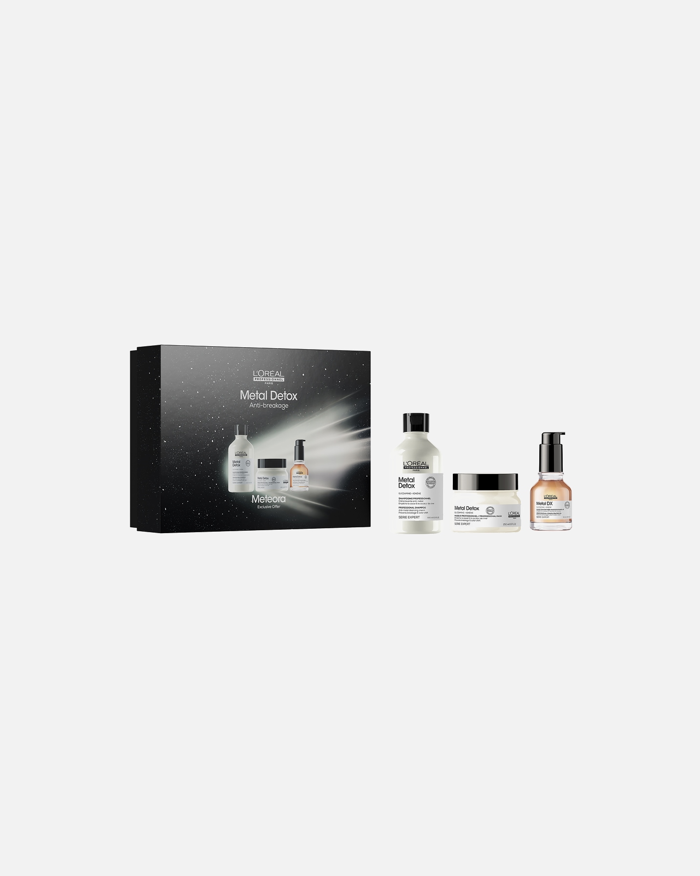 Plaukų priežiūros rinkinys UnisexL´Oréal Professionnel ParisMetal Detox Trio Set1 vnt.