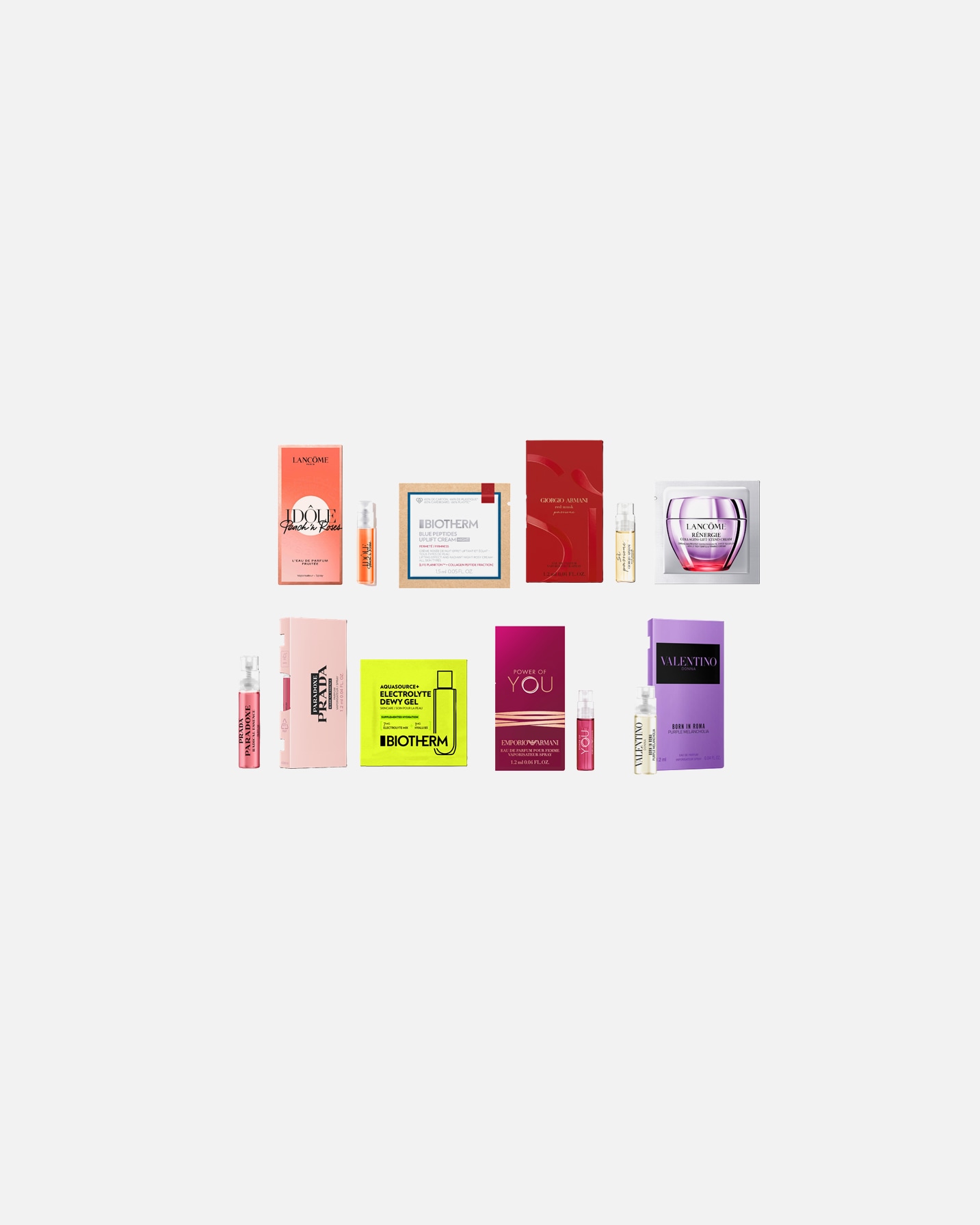 TIK INTERNETE ir TIK ŠIANDIEN! Perkant produktų už 49 € ir daugiau - 8 skirtingi mėginiai: 2 nemokami mėginiai ir 6 papildomi mėginiai DOVANŲ – iš viso 8 mėginiai kiekvienam užsakymui. Kodas – M8