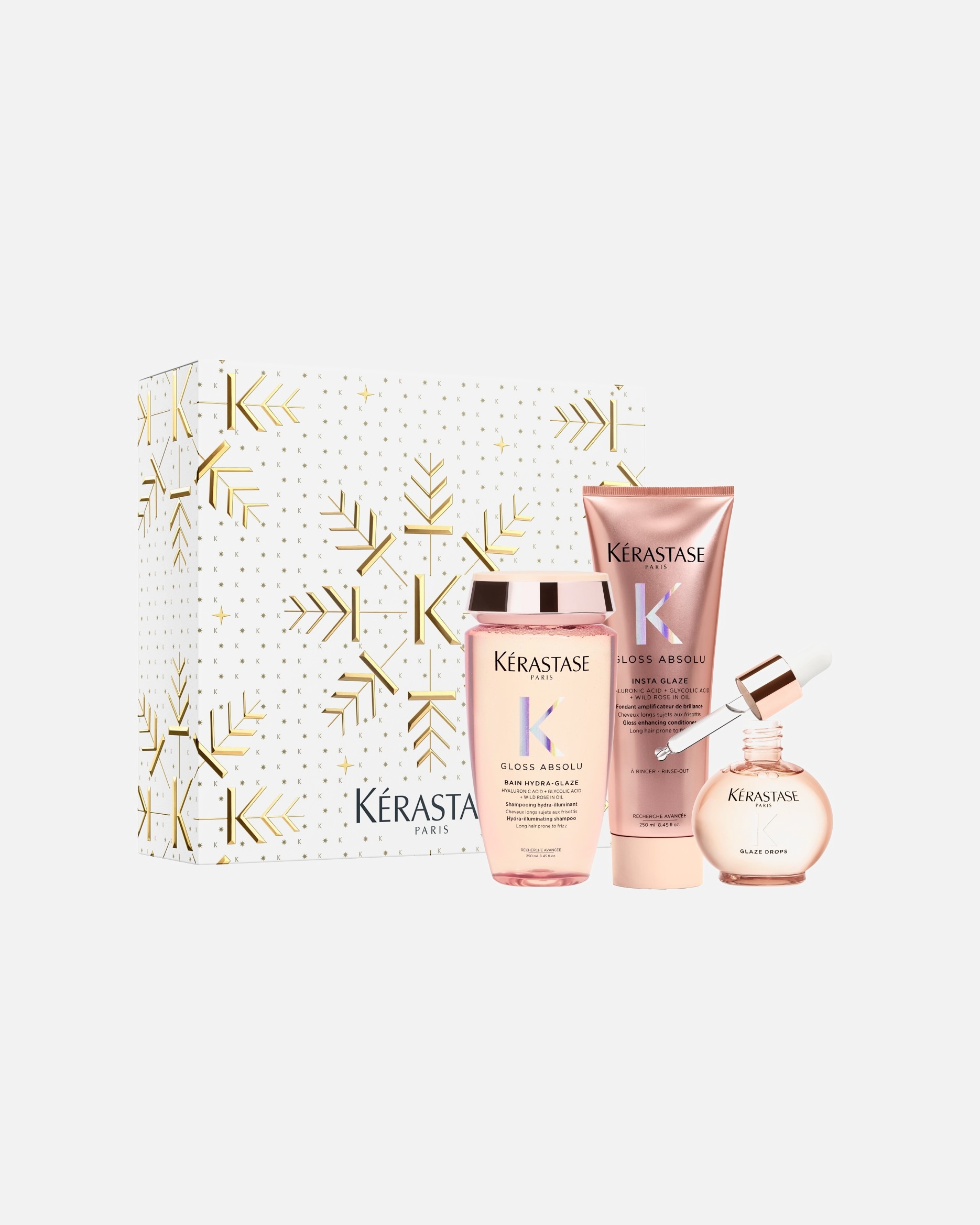 Plaukų priežiūros rinkinys UnisexKérastaseGloss AbsoluTrio Set1 vnt.