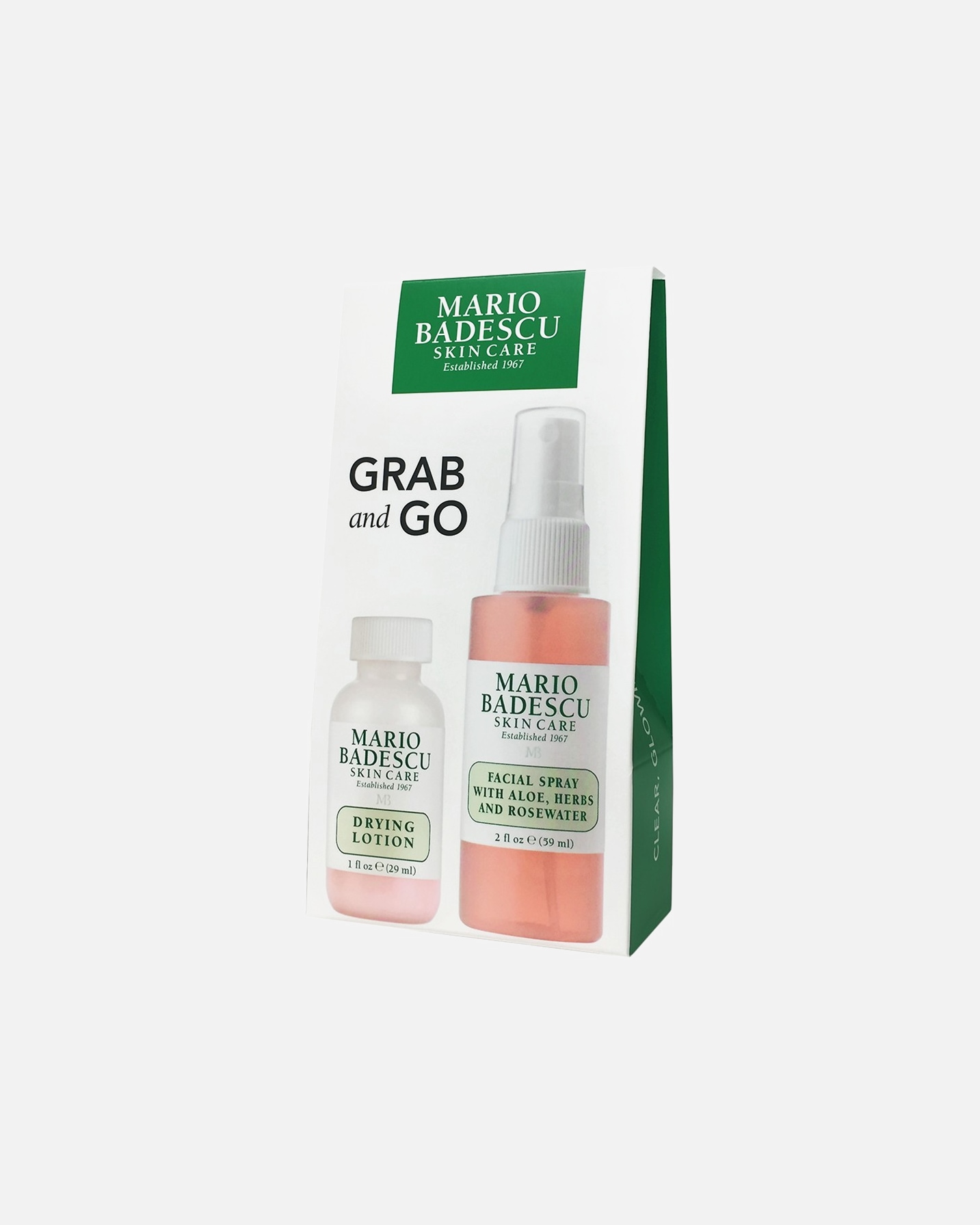 Veido odos priežiūros rinkinys UnisexMario BadescuGrab And Go Set1 vnt