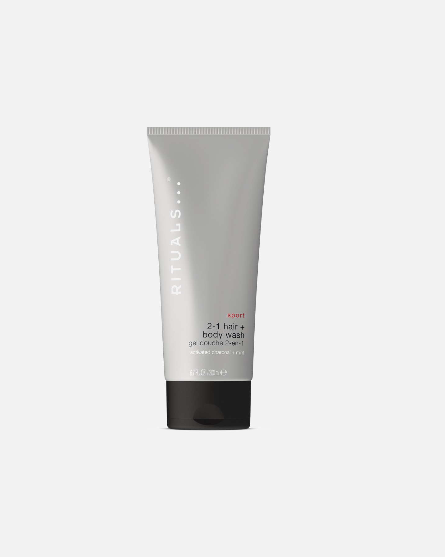 Kūno prausimosi želė VyramsRitualsSport Collection2‑in‑1 Hair + Body Wash200 ml