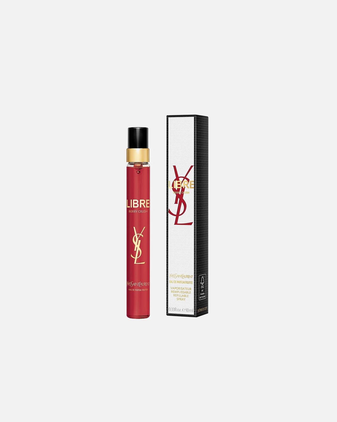 Įsigijusiems du YVES SAINT LAURENT dekoratyvinės kosmetikos produktus - DOVANA YVES SAINT LAURENT LIBRE BERRY CRUSH EDP kvepalai (10 ml).