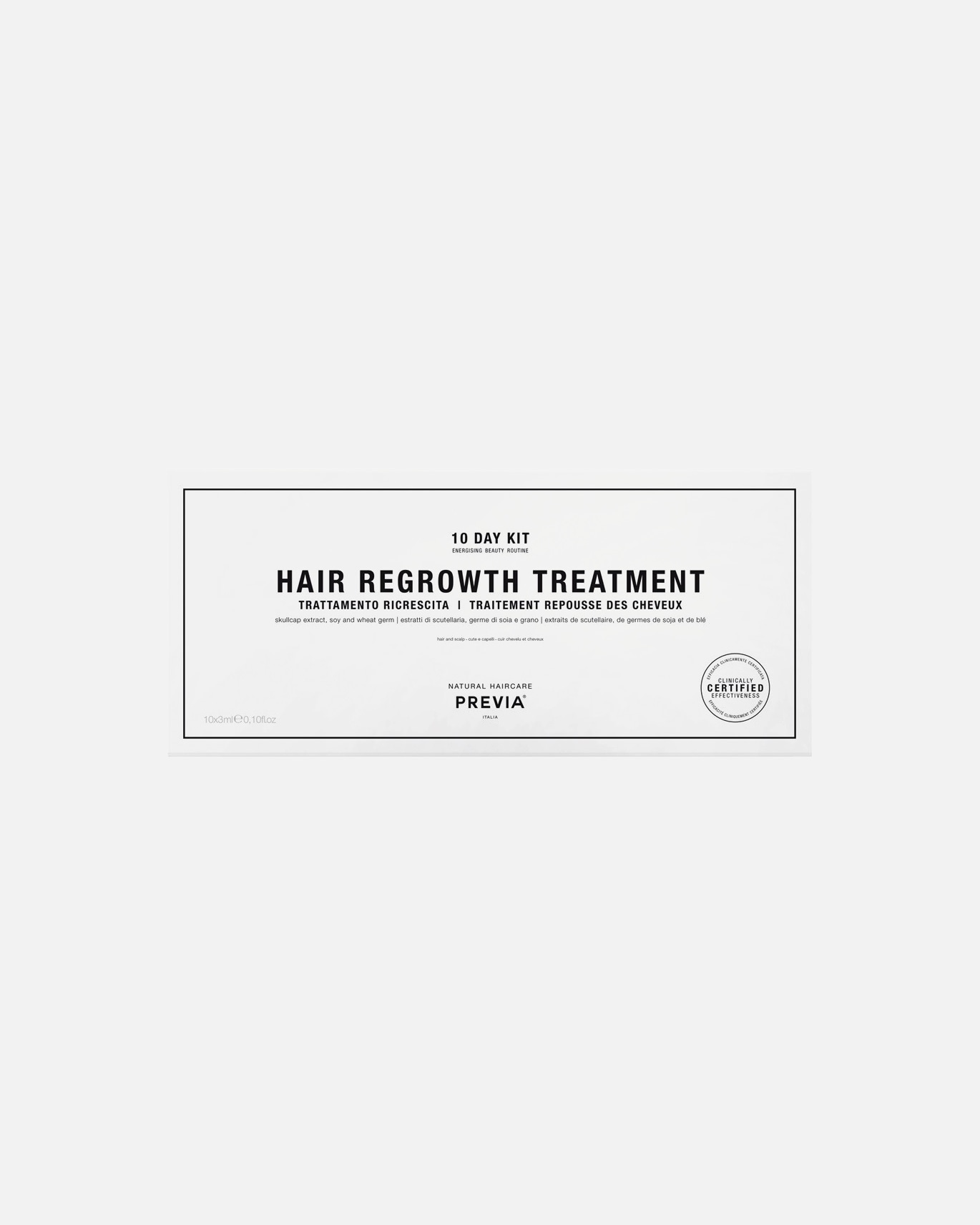 Plaukų fluidas UnisexPREVIADefault Brand LineHair Regrowth Treatment10 x 3 ml