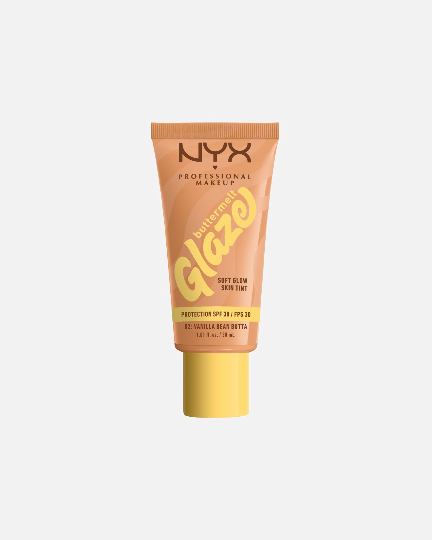 Makiažo pagrindas UnisexNYX Professional MakeupButtermelt Glaze Soft Glow Skin Tint + SPF/FPS3002W - VANILLA BEAN BUTTA
