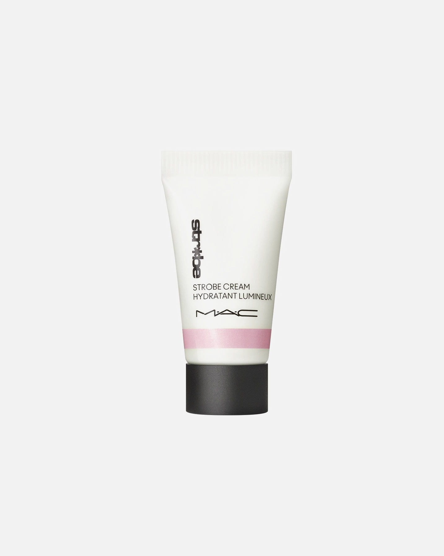TIK INTERNETE! Perkant MAC STUDIO RADIANCE SKIN TINT STICK makiažo pagrindas - DOVANA MACMINI MAC STROBE CREAM švytėjimo suteikianti priemonė - highlighteris (6 ml).