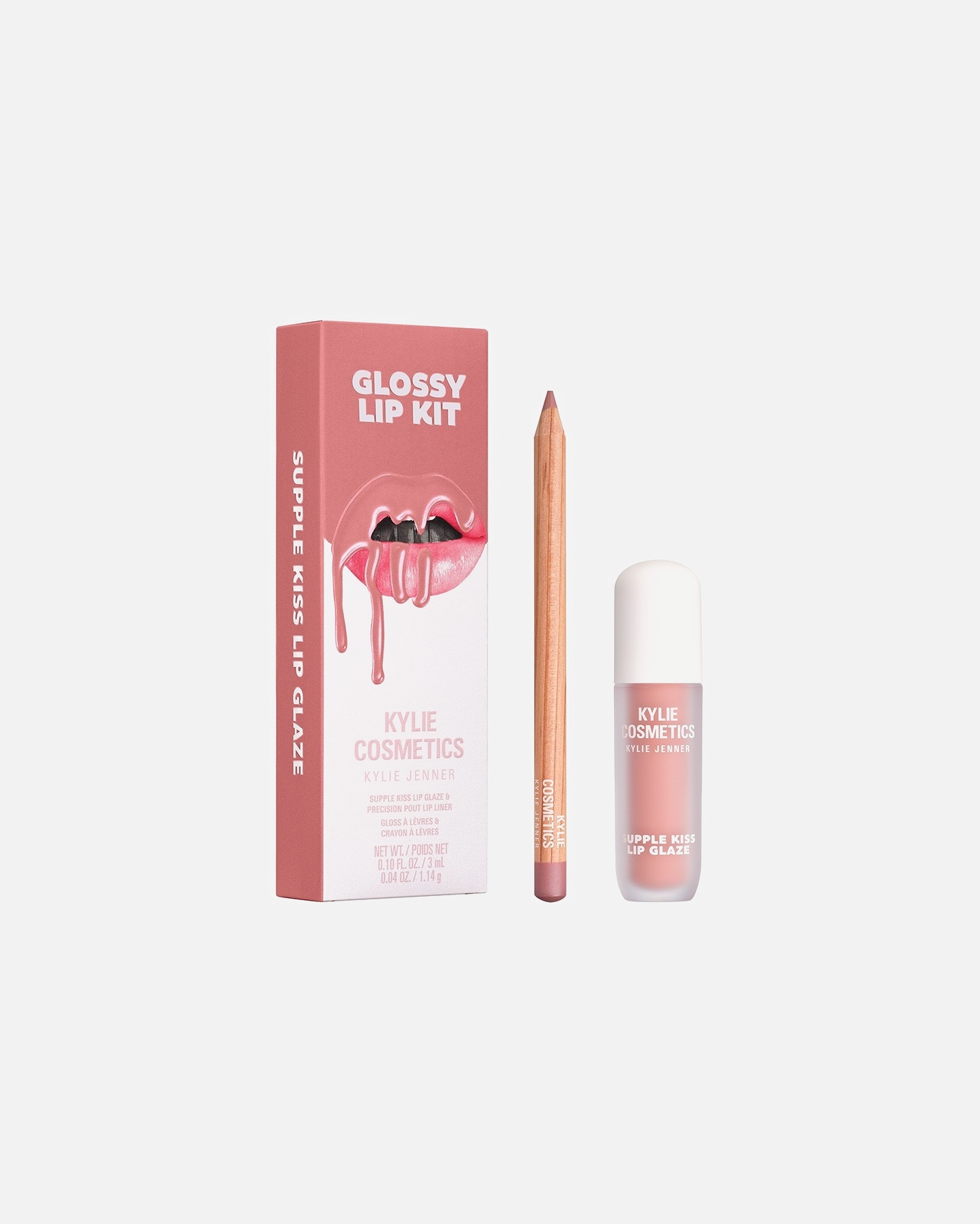 Lūpų makiažo rinkinys UnisexKYLIE COSMETICSGLOSSY LIP KIT355 Comes Naturally