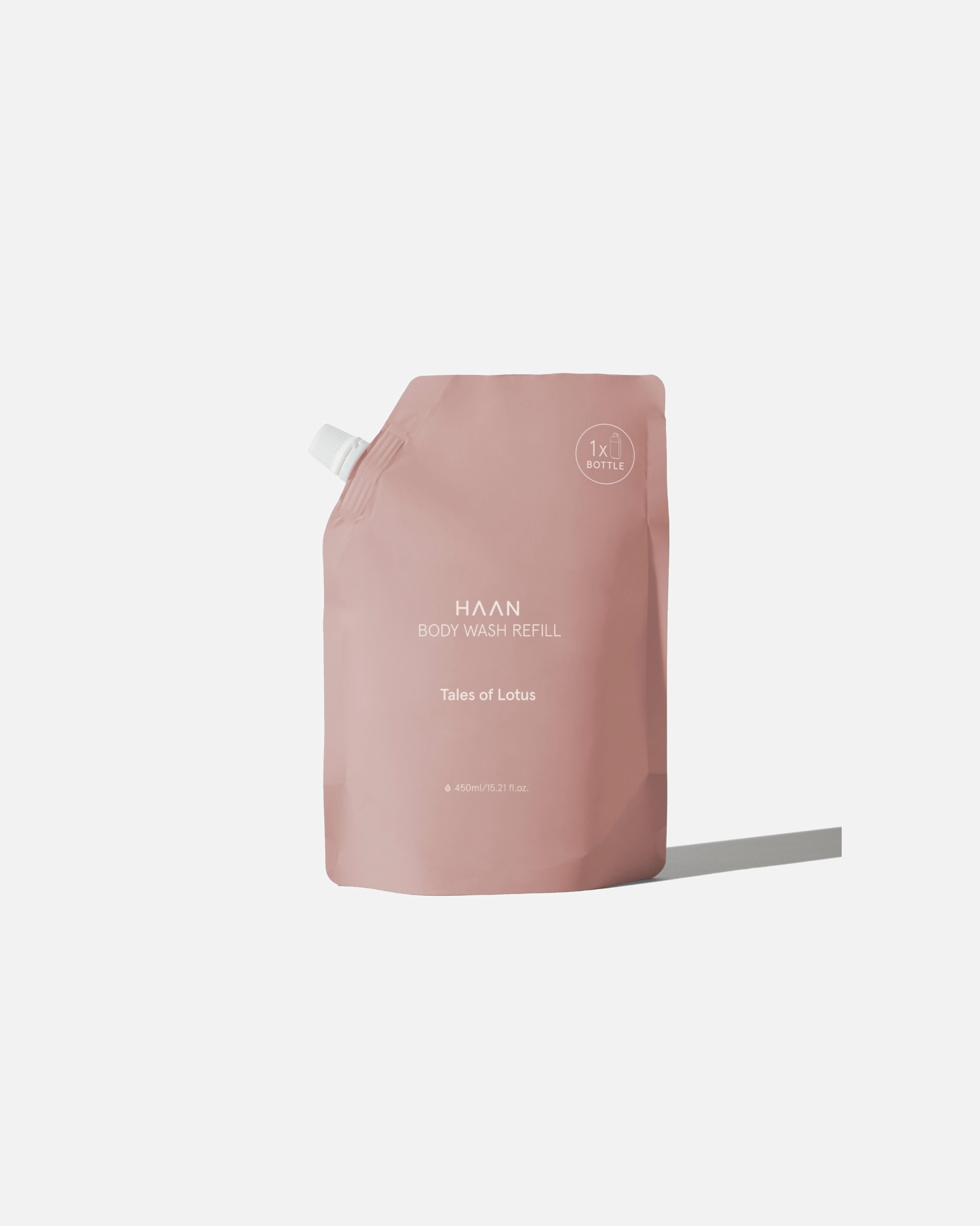 Kūno prausimosi želė UnisexHAANBody Wash Tales Of Lotus450 ml - Refill