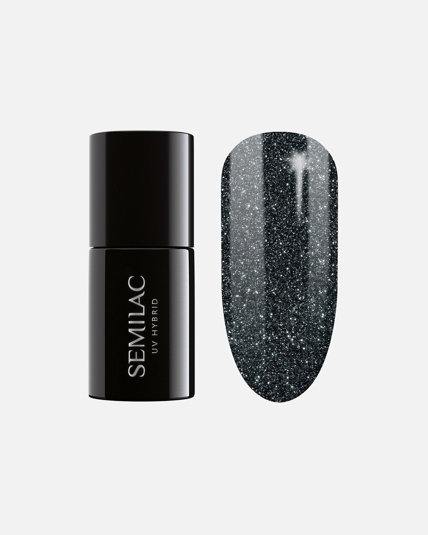 Gelinis nagų lakas UnisexSemilacUV Gel PolishNr. 096 Starlight Night