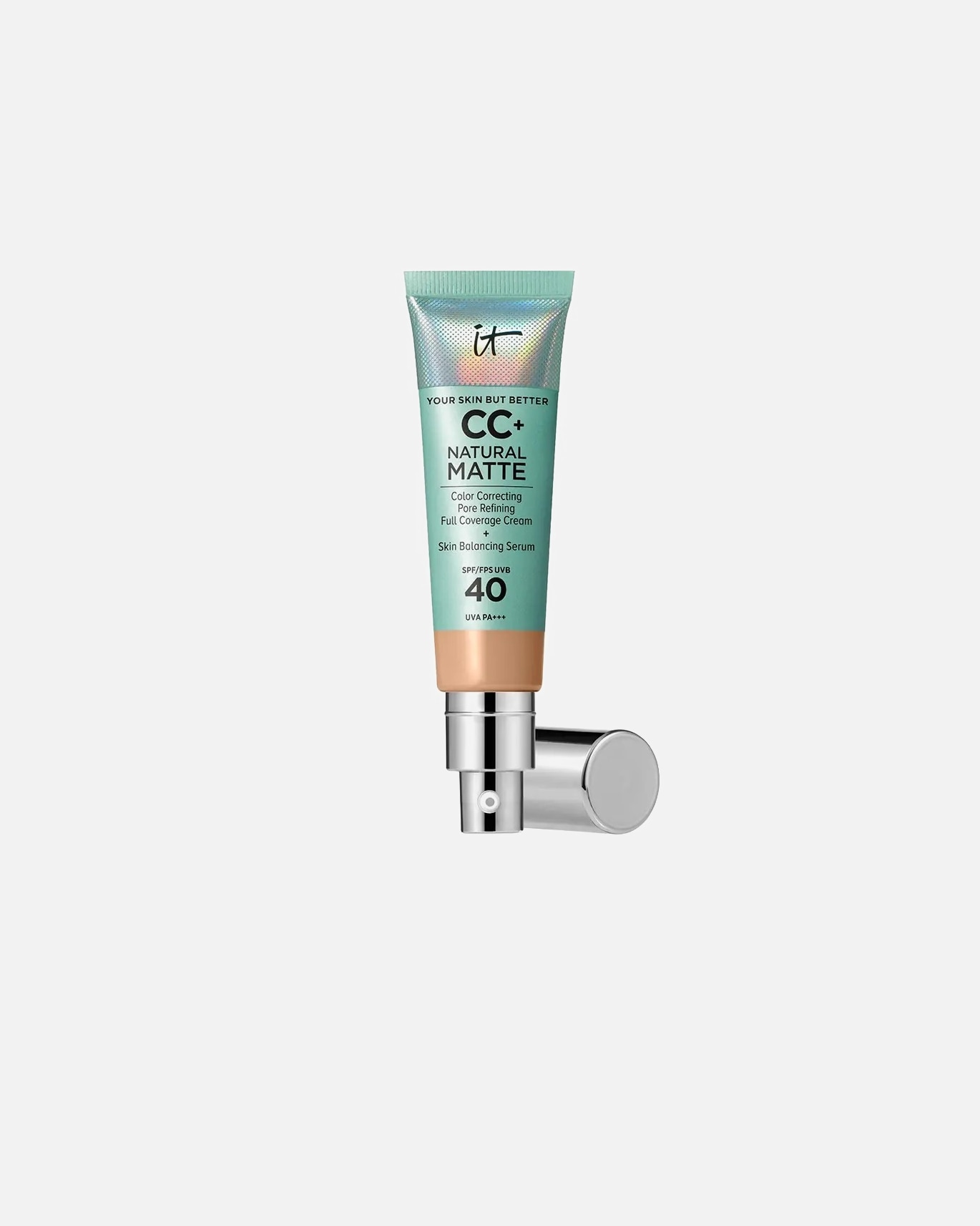CC kremas UnisexIT CosmeticsYour Skin But BetterCC+ Natural Matte Cream Foundation SPF40Neut Medium
