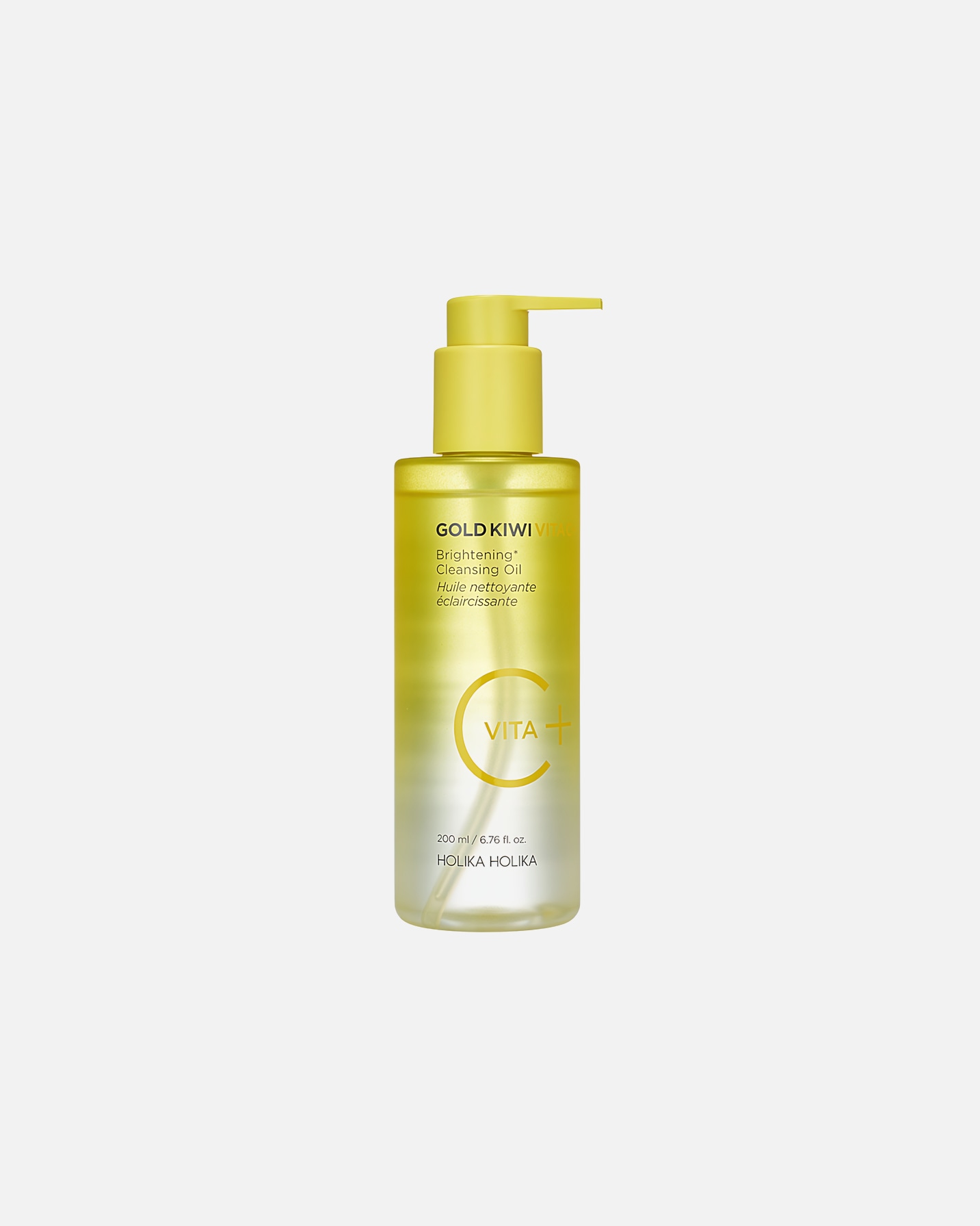 Valomasis veido aliejus UnisexHolika HolikaGold Kiwi Vita C+ Brightening Cleansing Oil200 ml