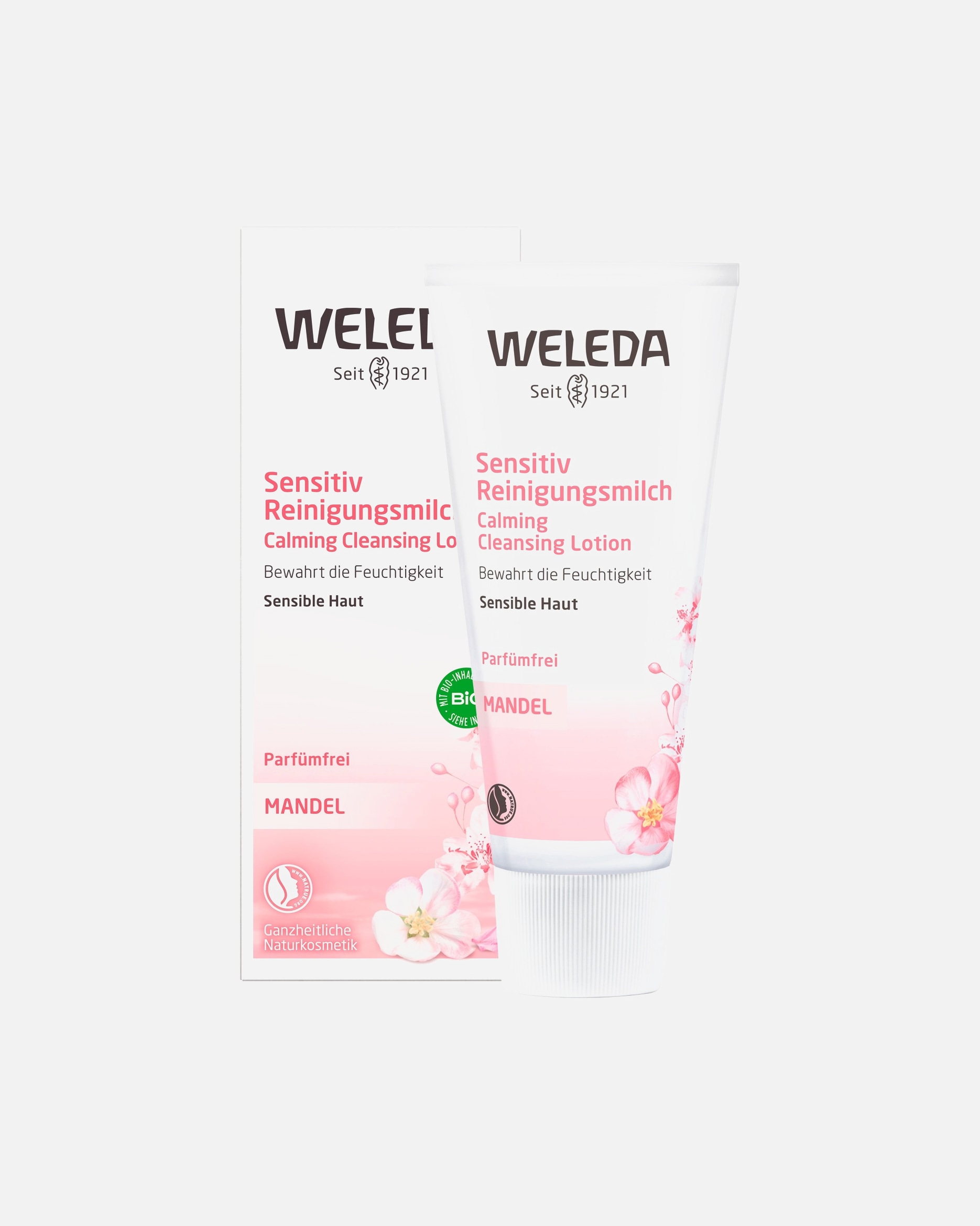 Valomasis veido pienelis UnisexWeledaAlmond Calming Cleansing Lotion75 ml