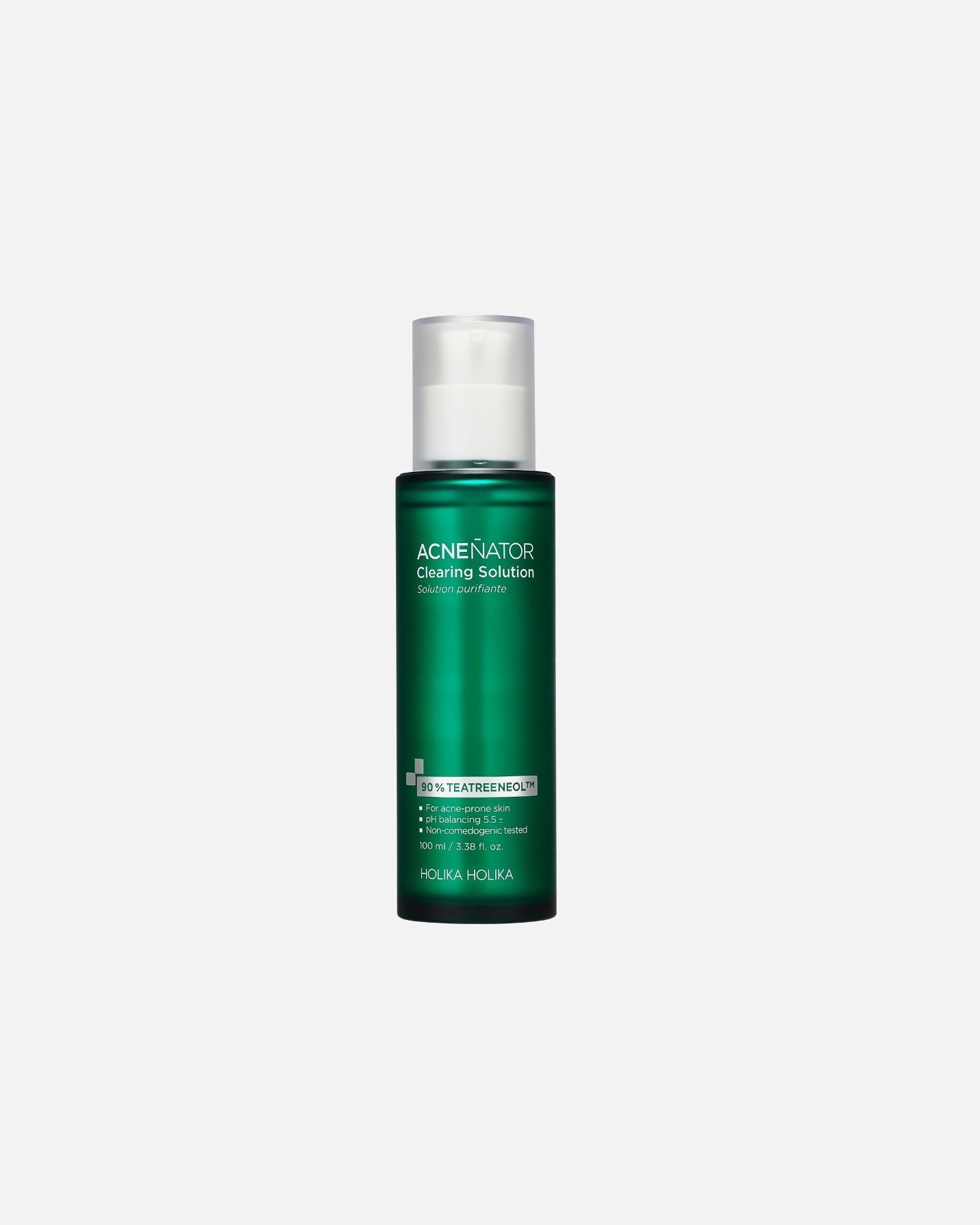 Drėkinamasis veido serumas, Veido serumas/koncentratas UnisexHolika HolikaAcnenator Clearing Solution100 ml