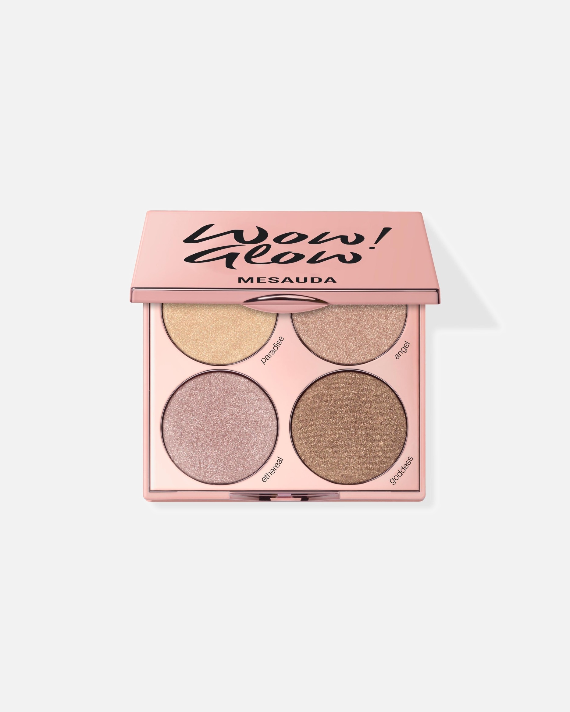Švytėjimo suteikianti priemonė/highlighteris UnisexMesauda BeautyWOW! Glow Highlighter Palette4 x 3 g