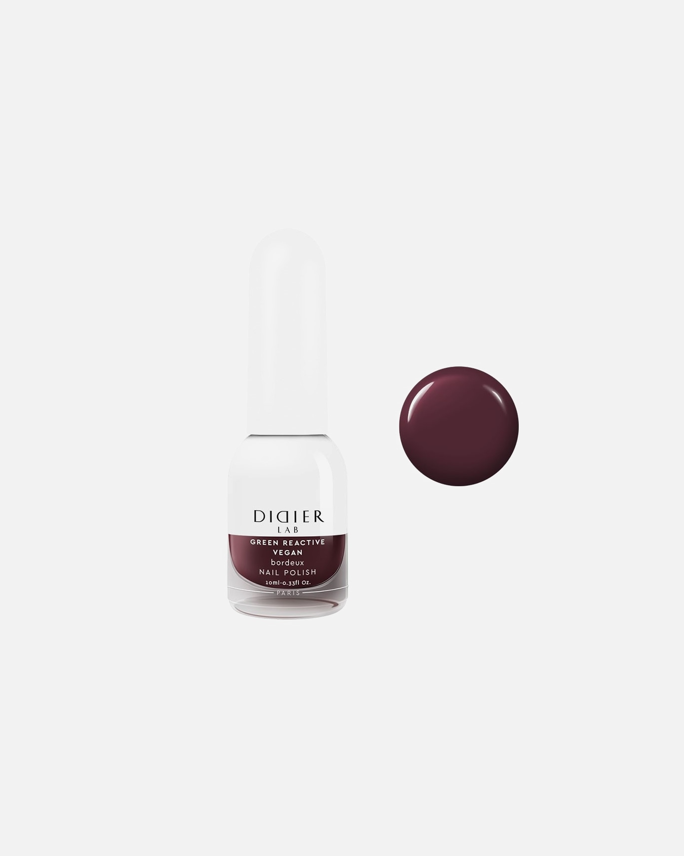 Nagų lakas UnisexDidier LabVegan Nail PolishBordeux