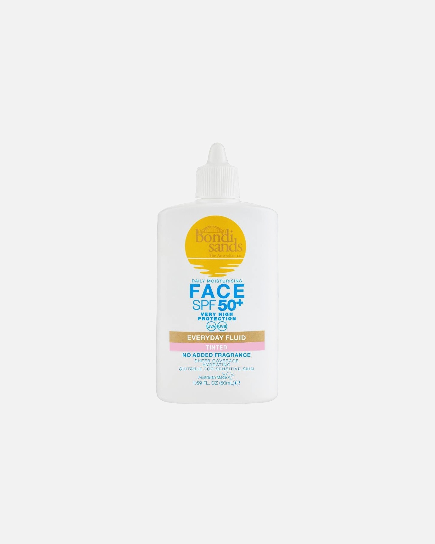 Veido fluidas UnisexBondi SandsSPF 50+ EVERYDAY TINTED FACE FLUID50 ml