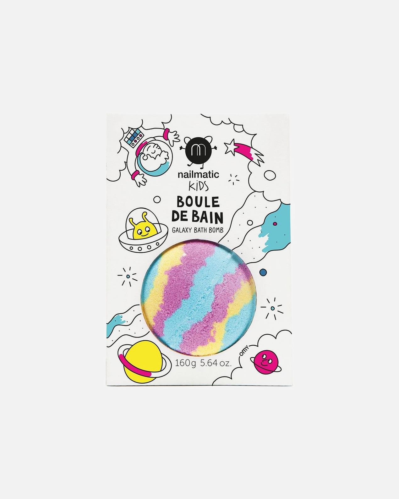 Drėkinamoji priemonė voniai UnisexNailmaticSupernova Bath Bomb160 g