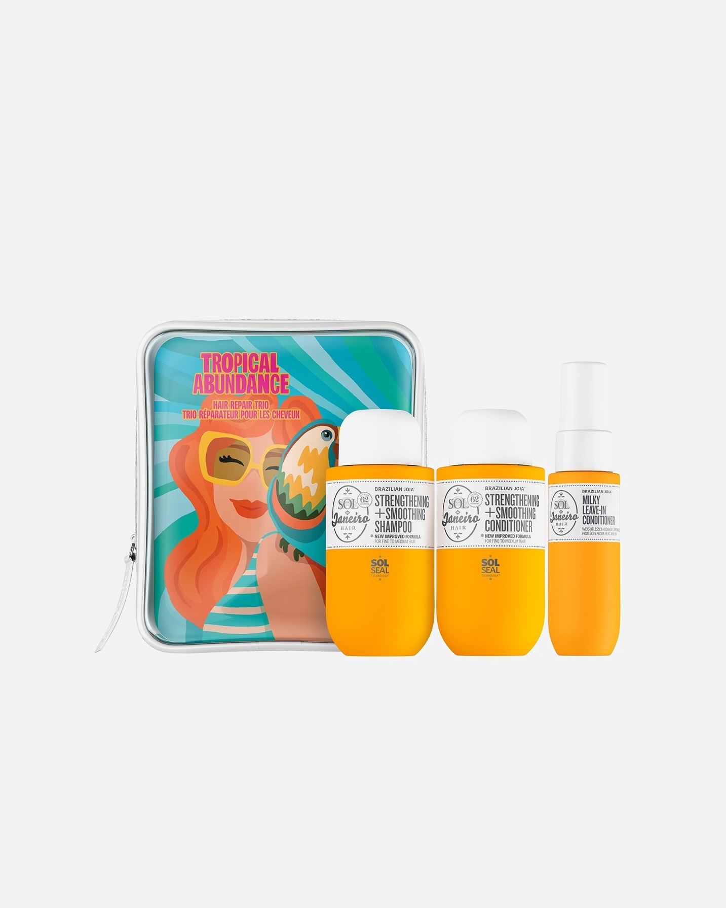 Kūno priežiūros rinkinys UnisexSol de JaneiroBrazilian JoiaTropical Abundance Hair Repair Trio1 vnt.