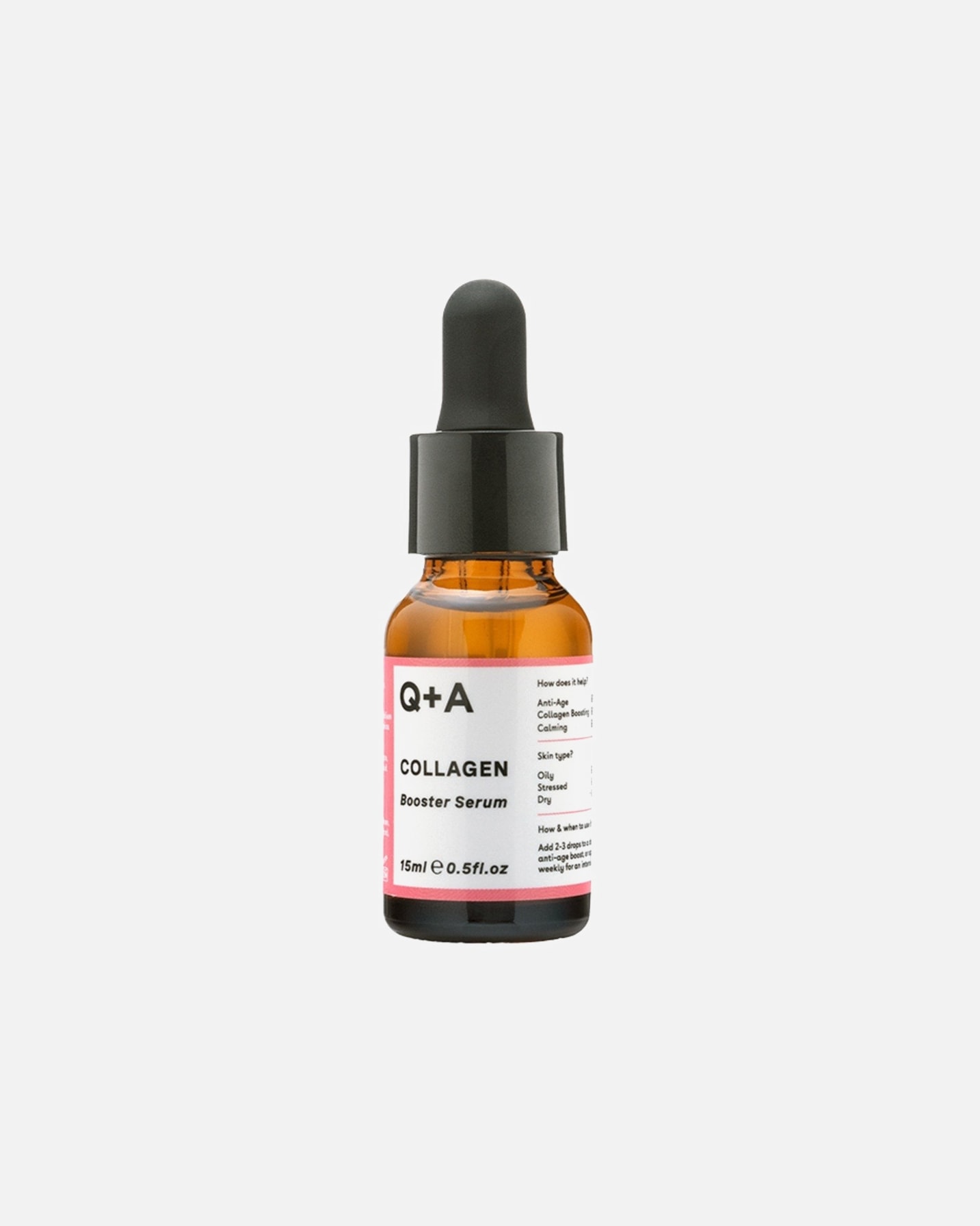 Drėkinamasis veido serumas, Veido serumas/koncentratas UnisexQ+ACollagen Booster Serum15 ml