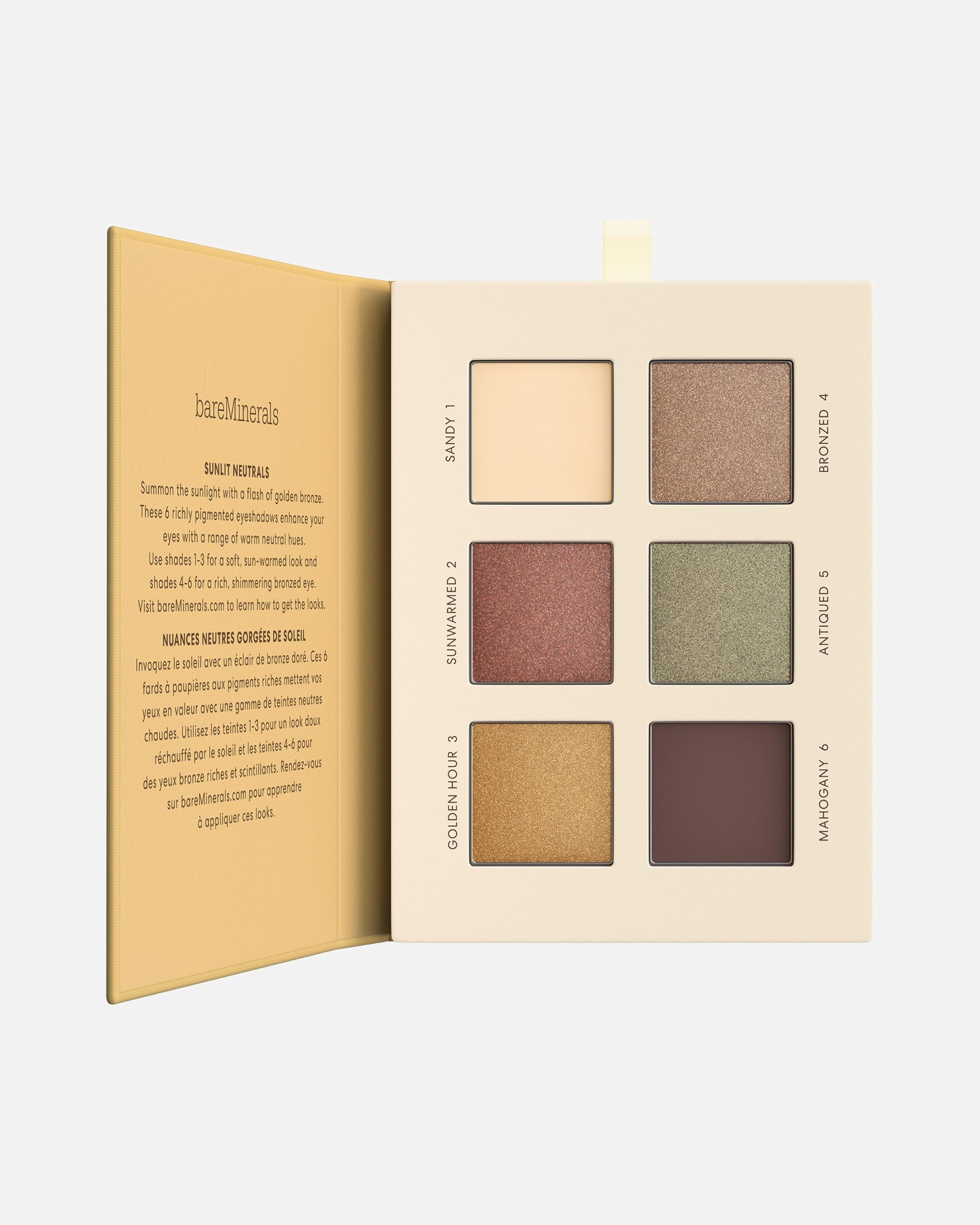 Akių šešėliai, Paletė UnisexbareMineralsMineralistEYESHADOW PALETTESUNLIT